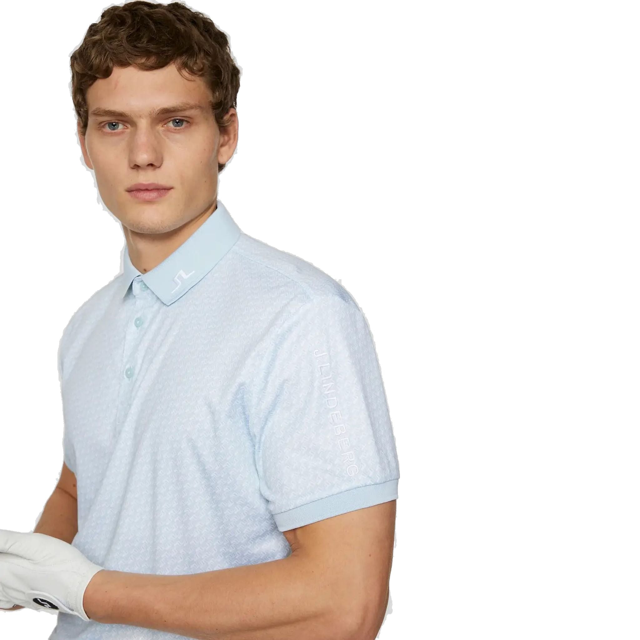 Polo da uomo J. Lindeberg Tour Tech Print
