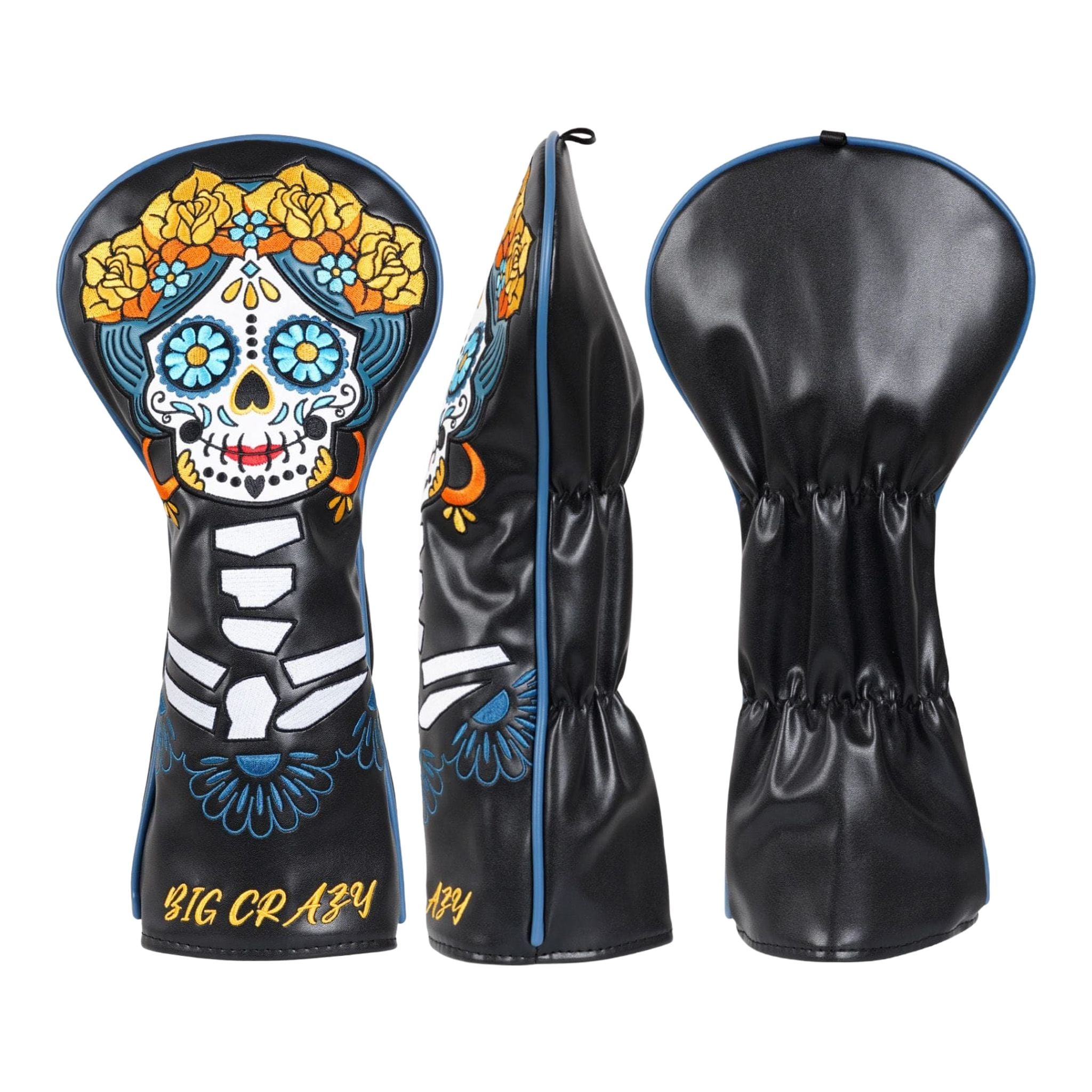 Copricapo Emroydered Copricapo pilota Dia De Los Muertos