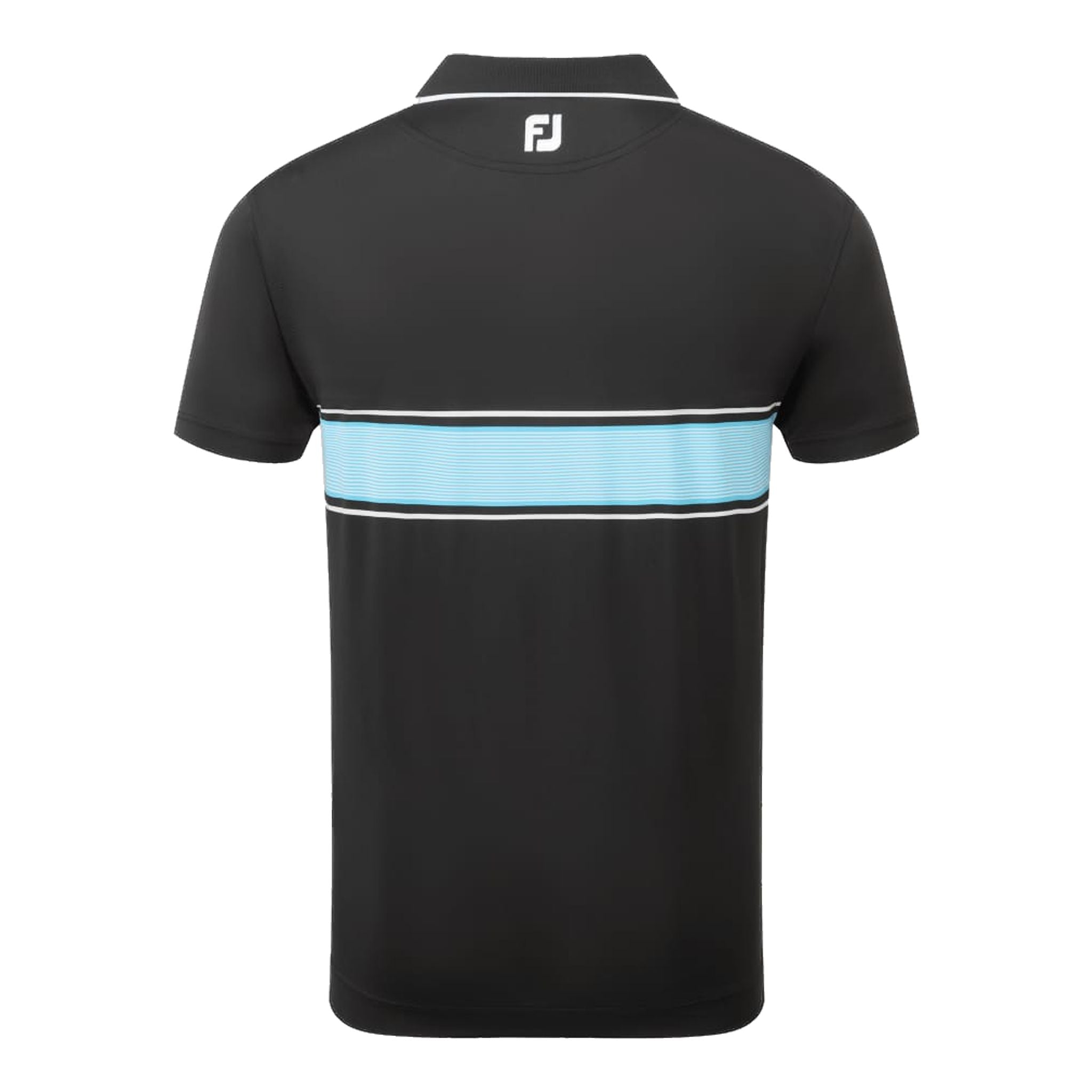 Polo a righe sottili da uomo Footjoy Engineered