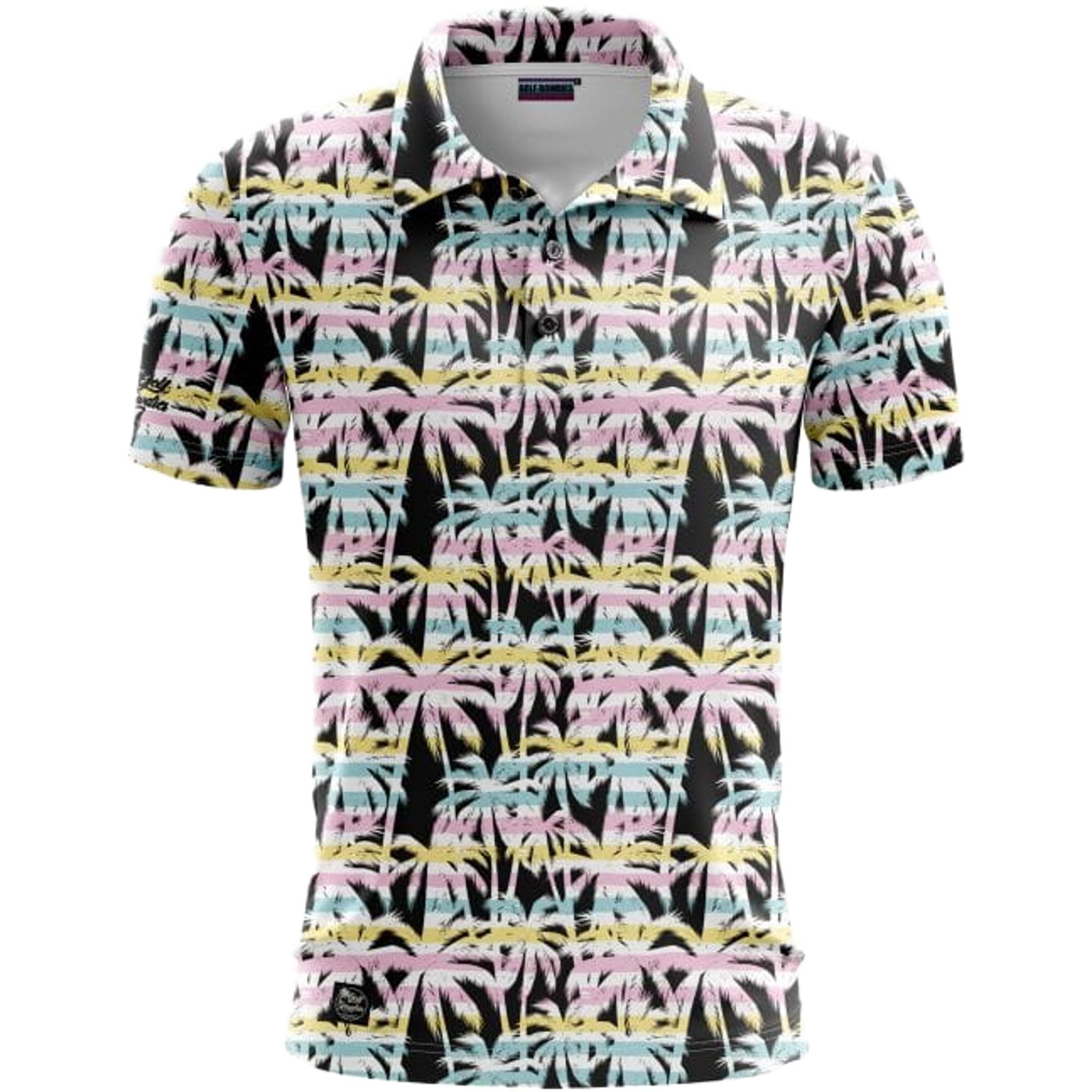 Polo da uomo Golf Rowdies Palm Tree