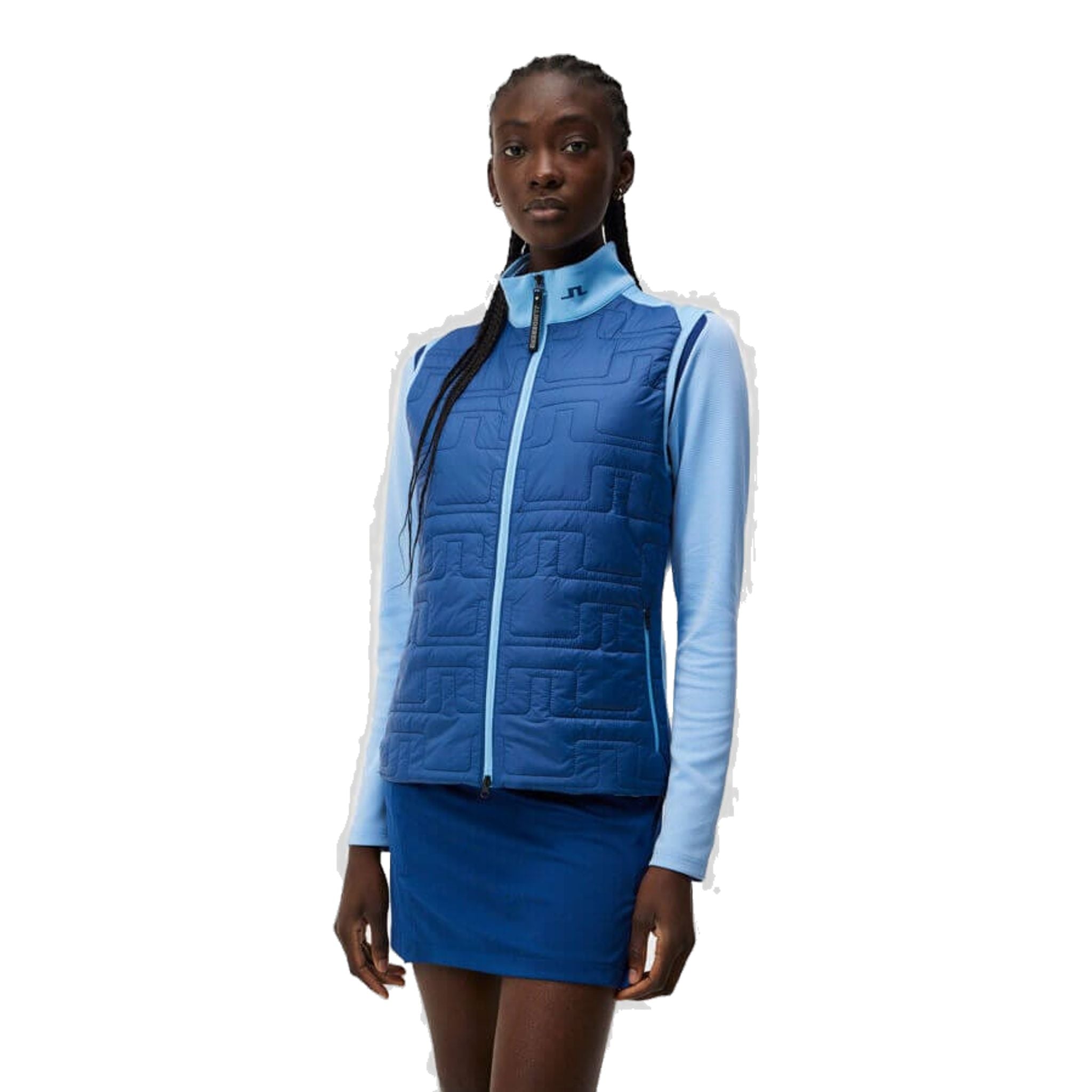 Gilet ibrido trapuntato J. Lindeberg da donna
