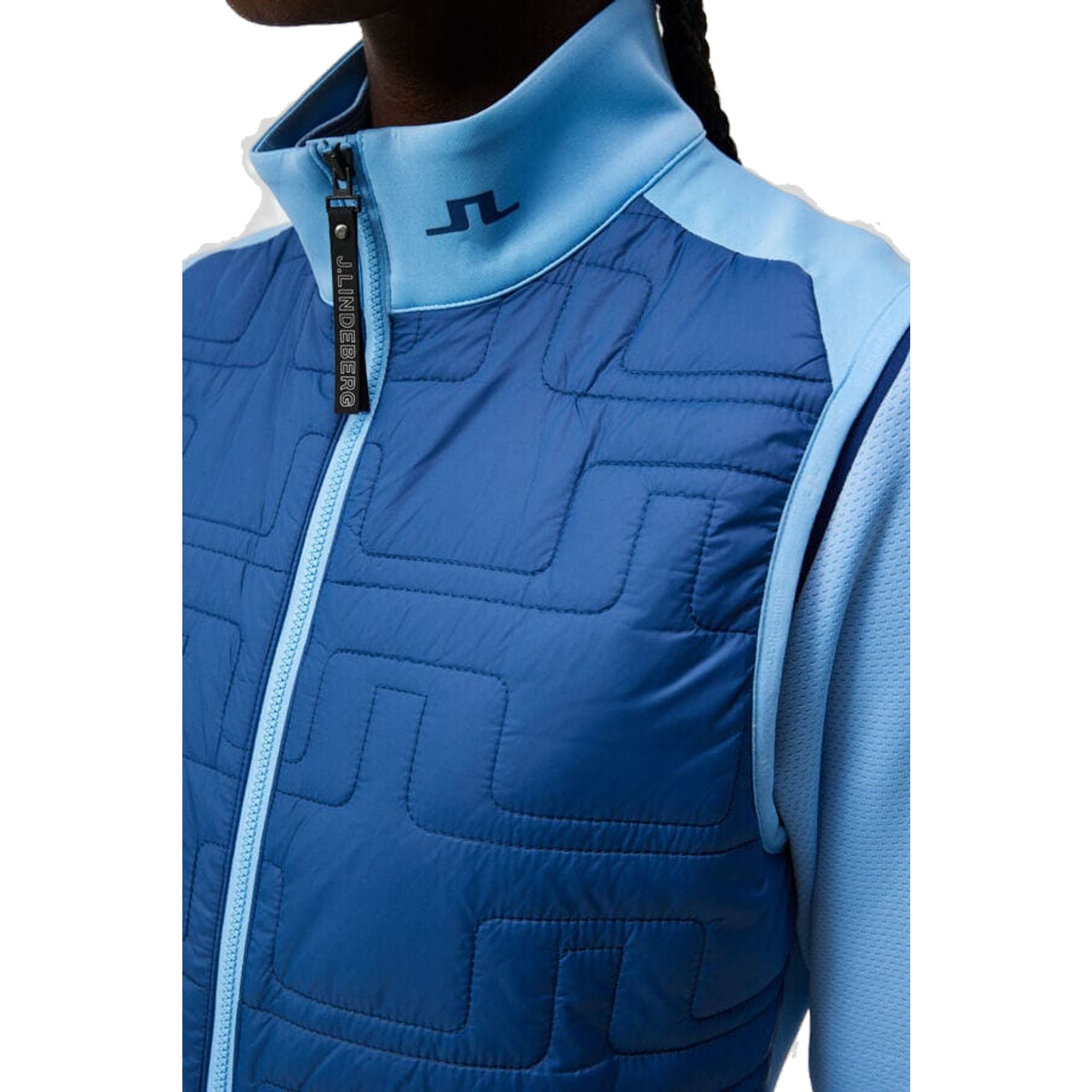 Gilet ibrido trapuntato J. Lindeberg da donna