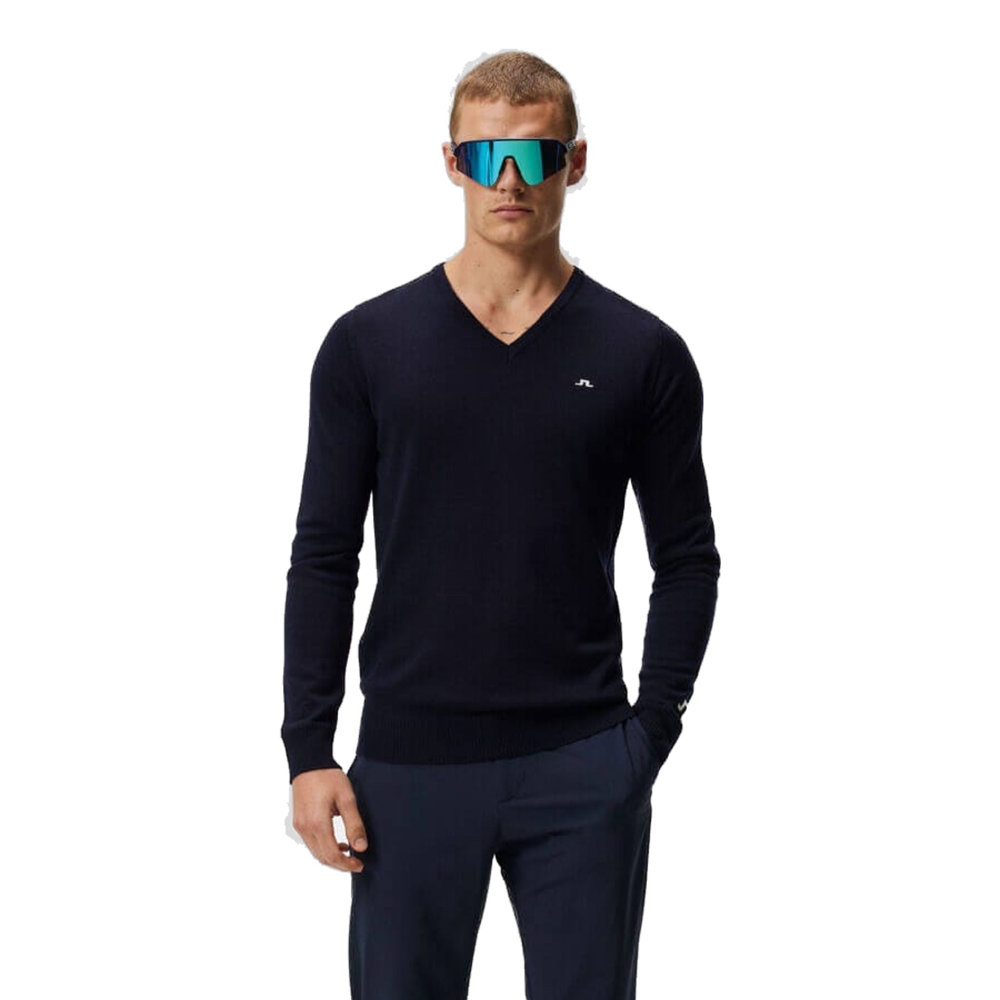 J. Lindeberg Lymann maglione lavorato a maglia da uomo