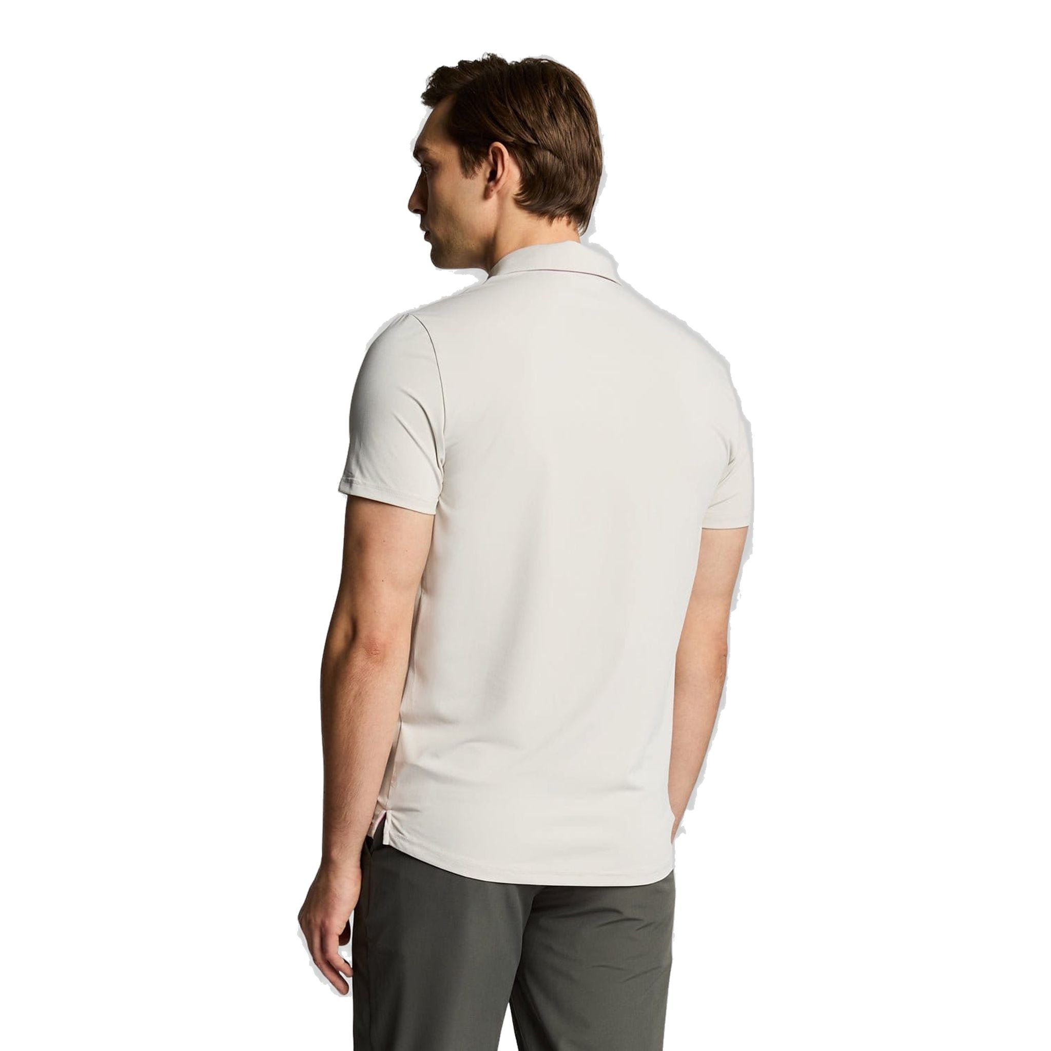 Polo da uomo con patta a contrasto Lyle & Scott