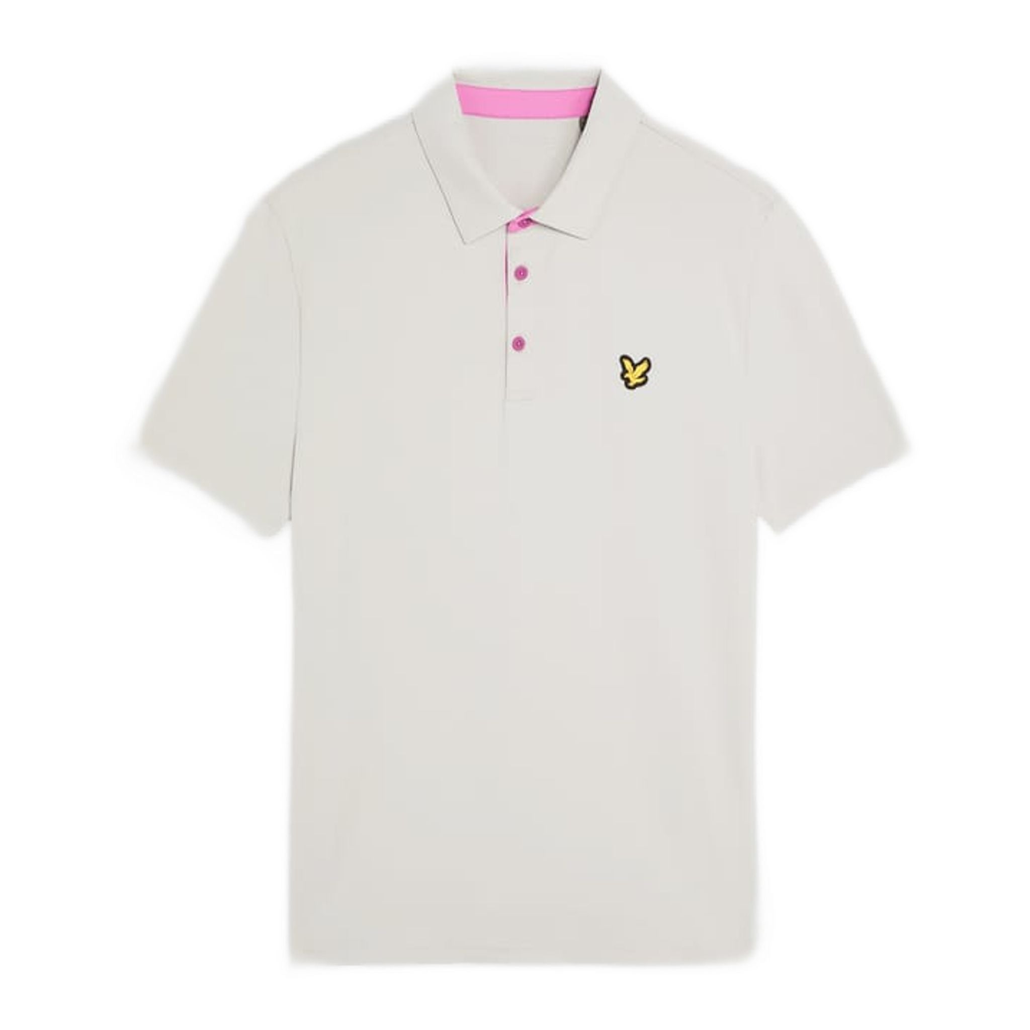 Polo da uomo con patta a contrasto Lyle & Scott