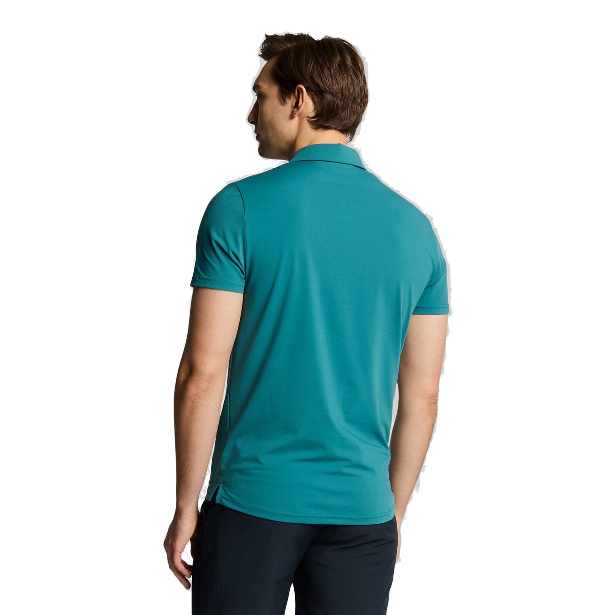 Polo da uomo con patta a contrasto Lyle & Scott