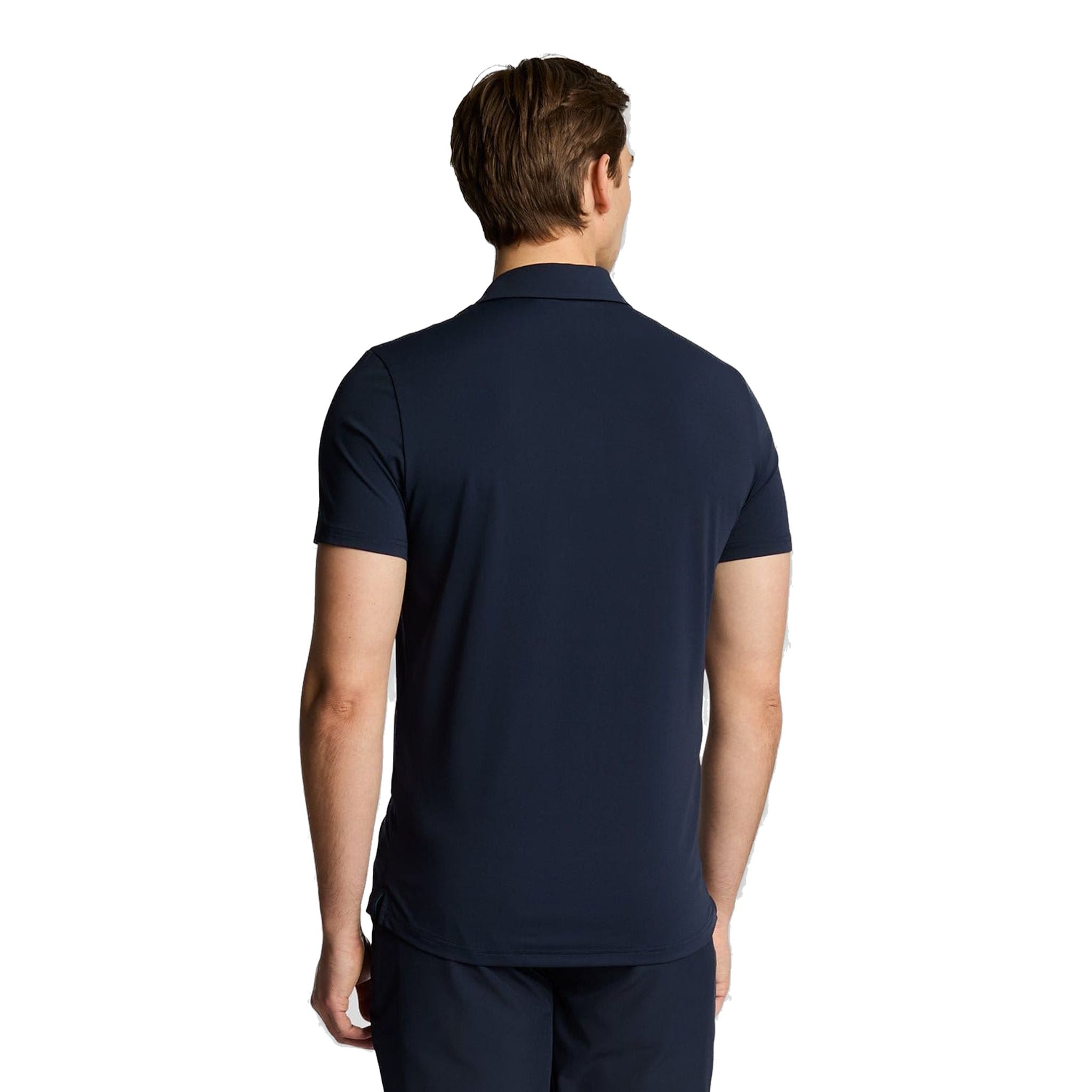 Polo da uomo con patta a contrasto Lyle & Scott