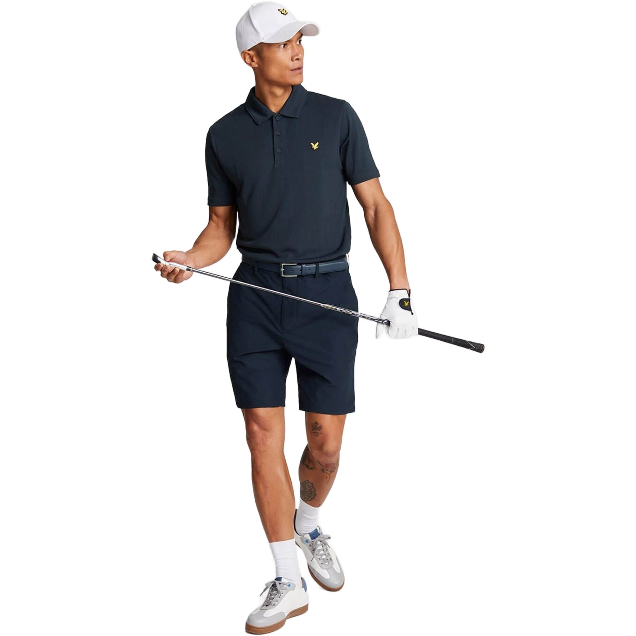 Pantaloncini da golf tecnici leggeri Lyle & Scott da uomo