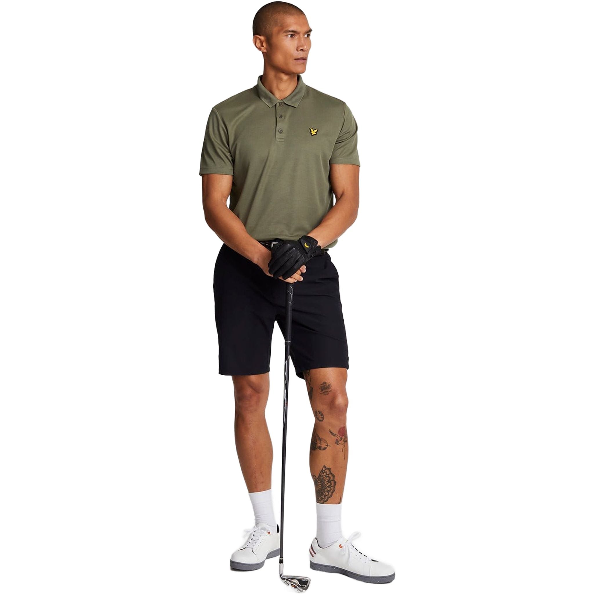 Pantaloncini da golf tecnici leggeri Lyle & Scott da uomo
