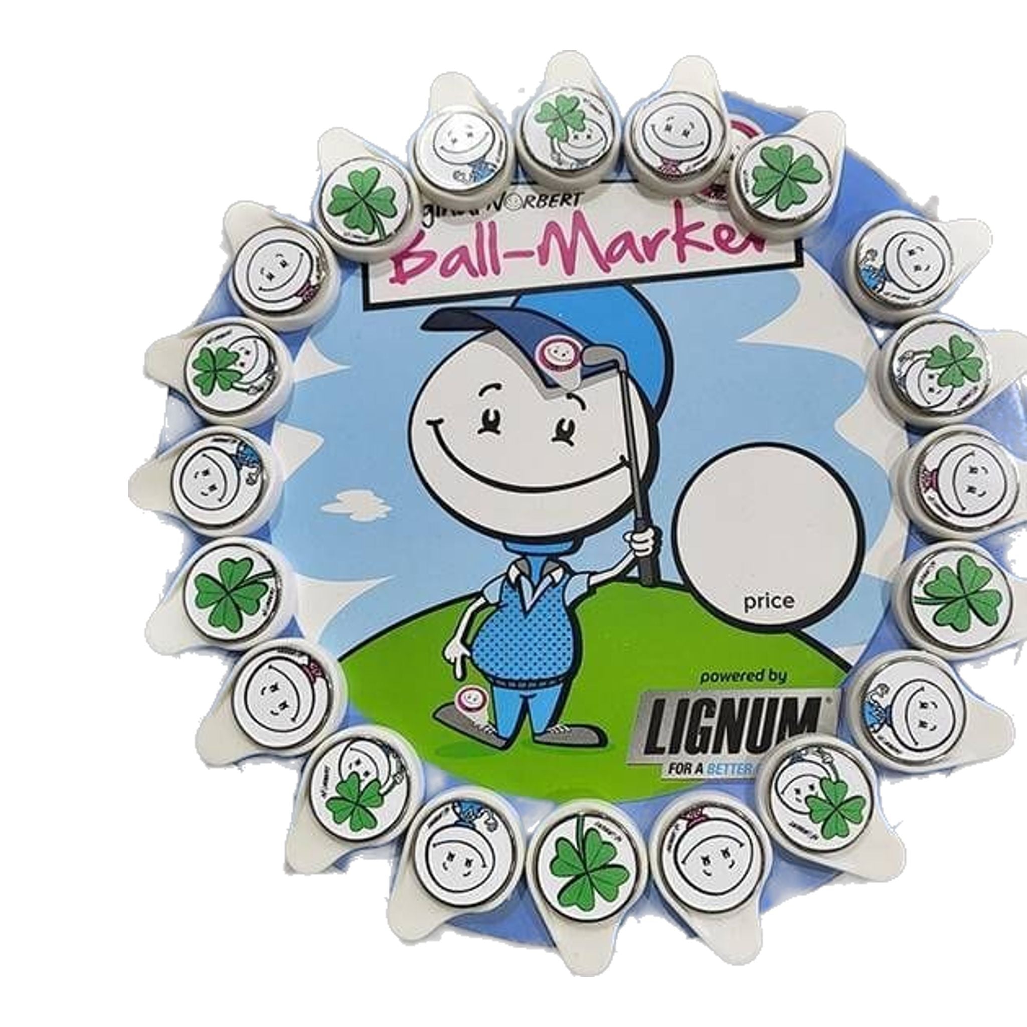 Marcatore a sfera Lignum Norbert Smile