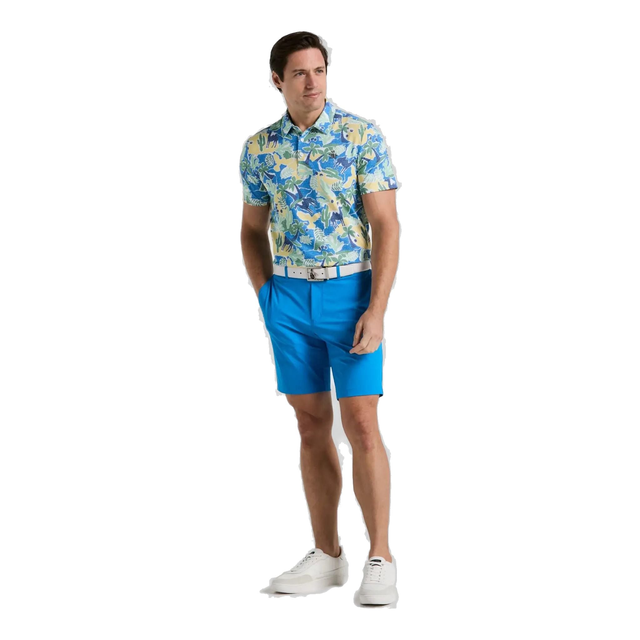 Polo da uomo con stampa Original Penguin Ibiza Earl