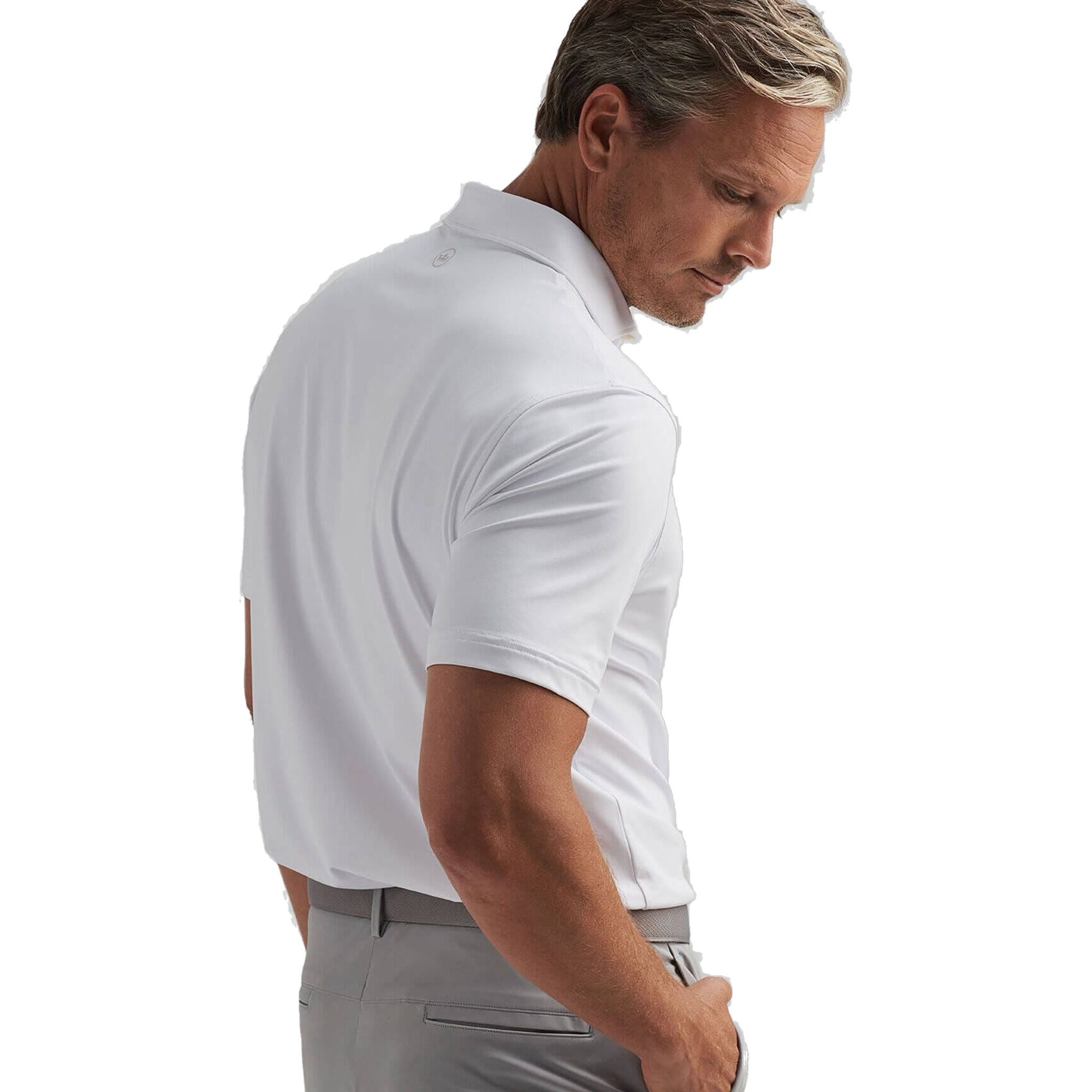 Polo da uomo in jersey tecnico Peter Millar Solid