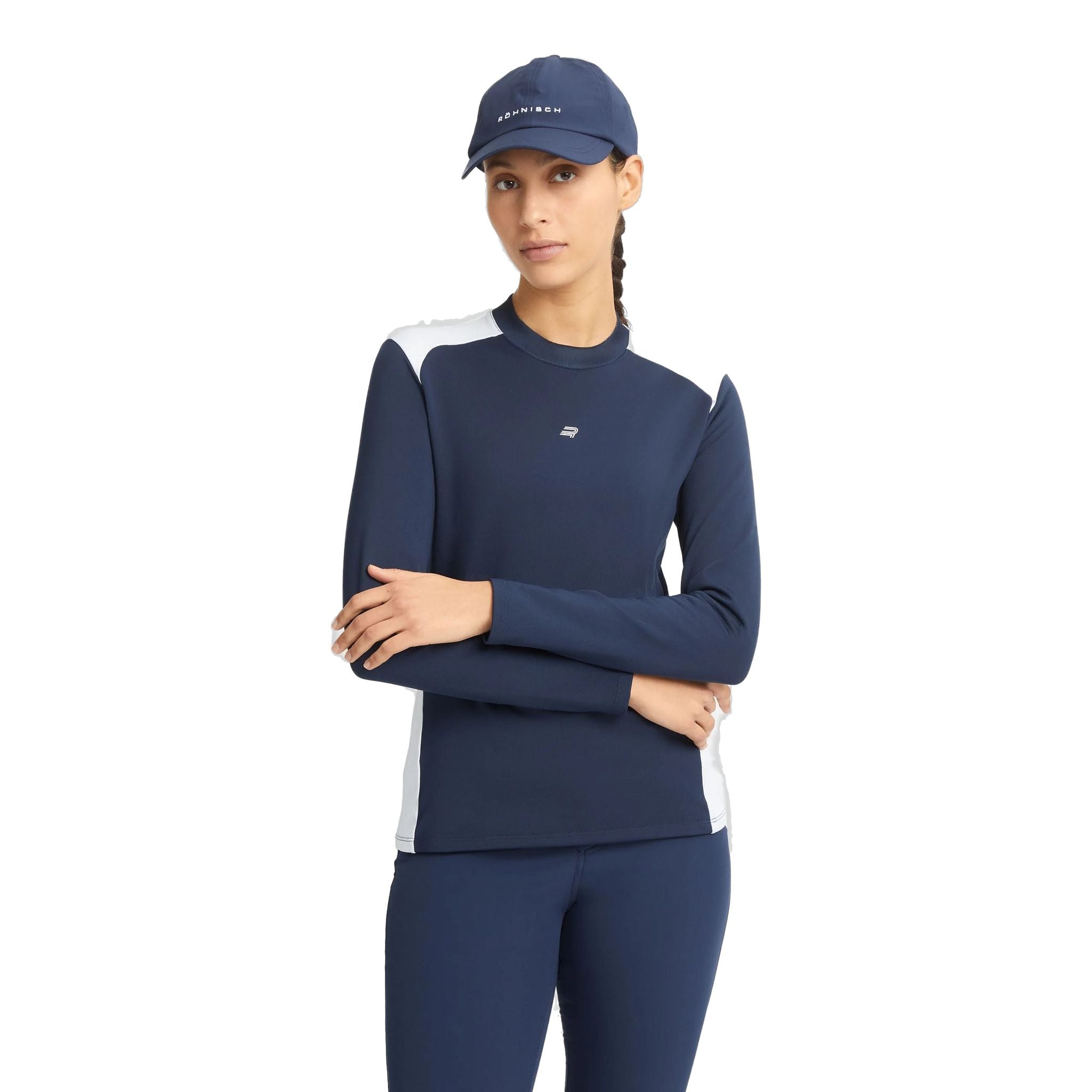 Top a maniche lunghe spazzolato Röhnisch Eyra da donna