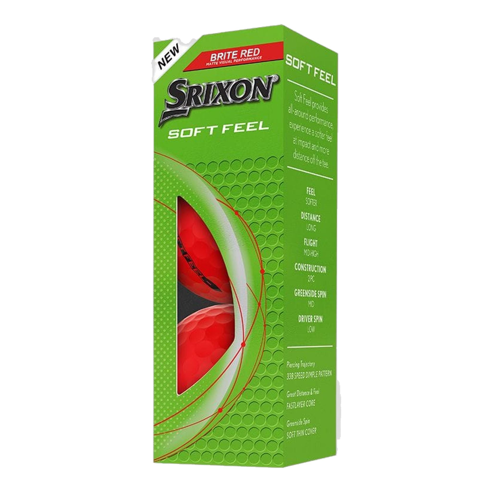 Palline da golf Srixon Soft Feel Brite