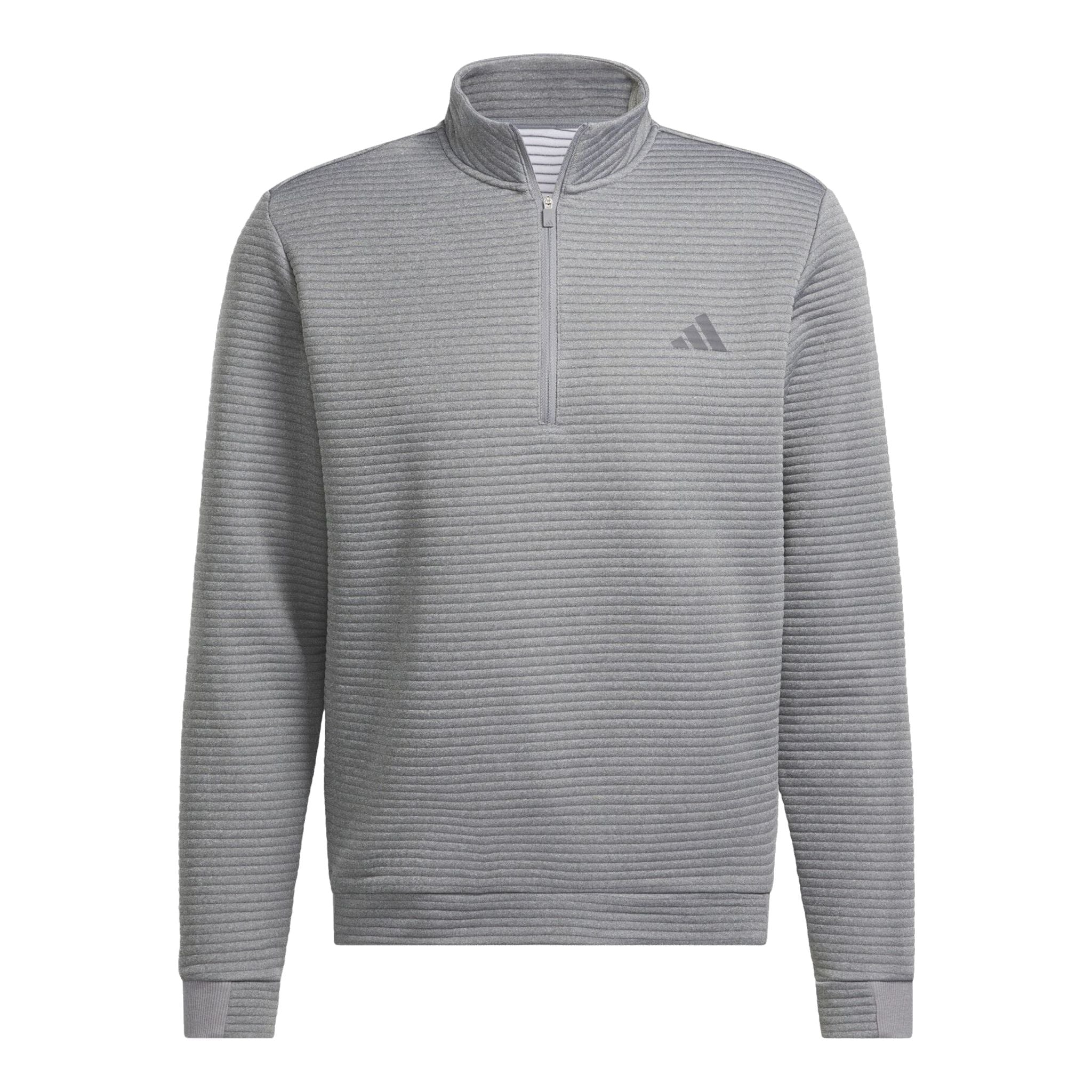 Felpa con zip a 1/4 testurizzata Adidas Ultimate365 DWR da uomo