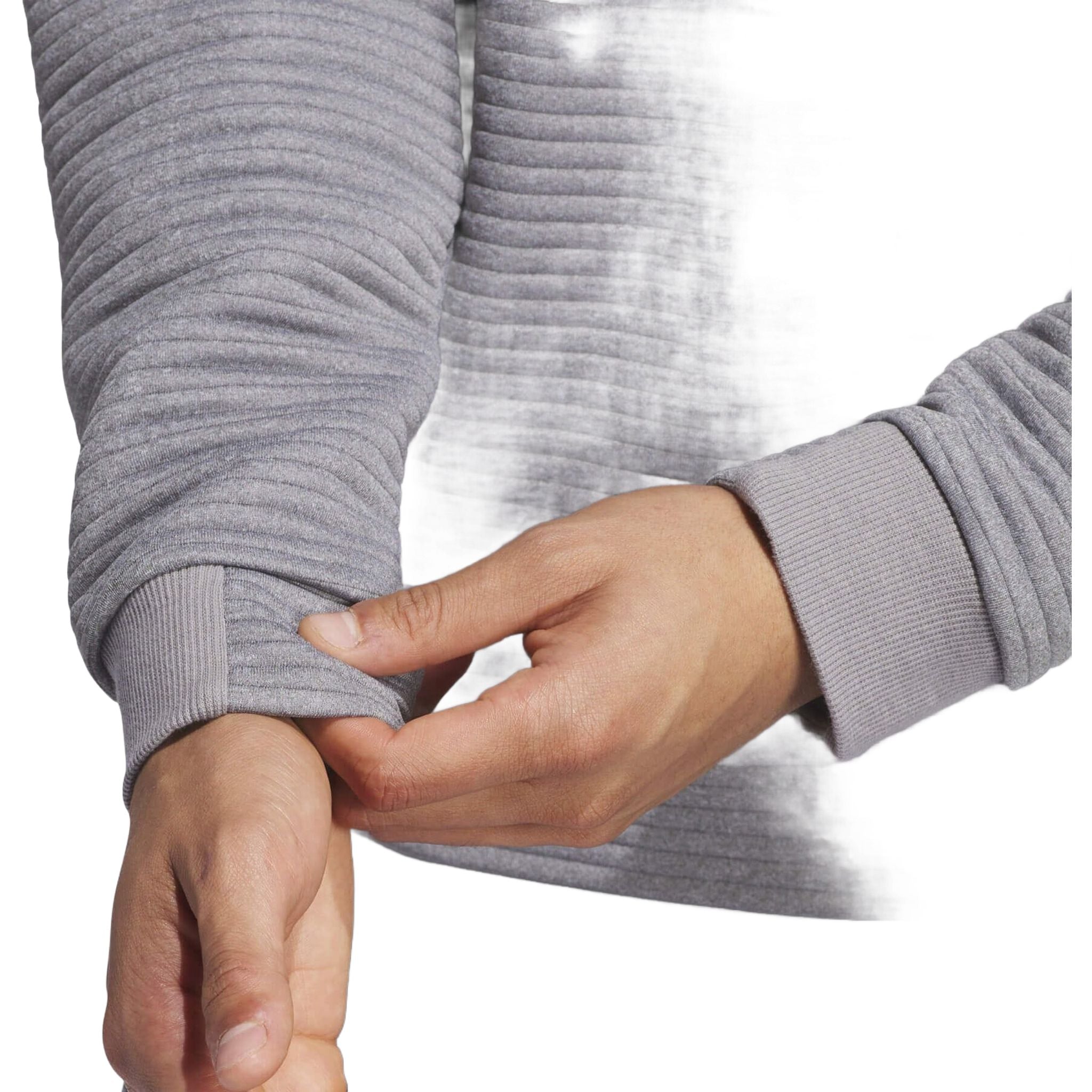 Felpa con zip a 1/4 testurizzata Adidas Ultimate365 DWR da uomo