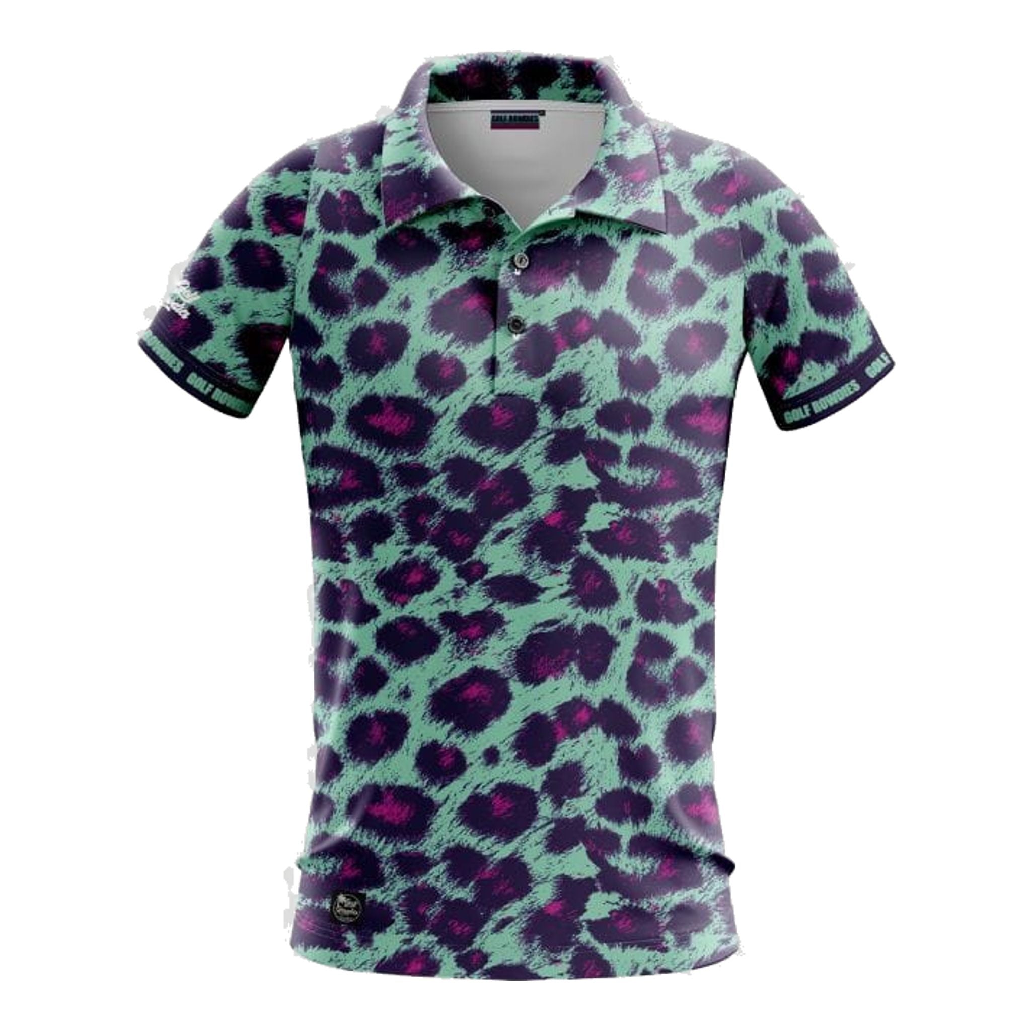 Polo da donna Golf Rowdies Leopard