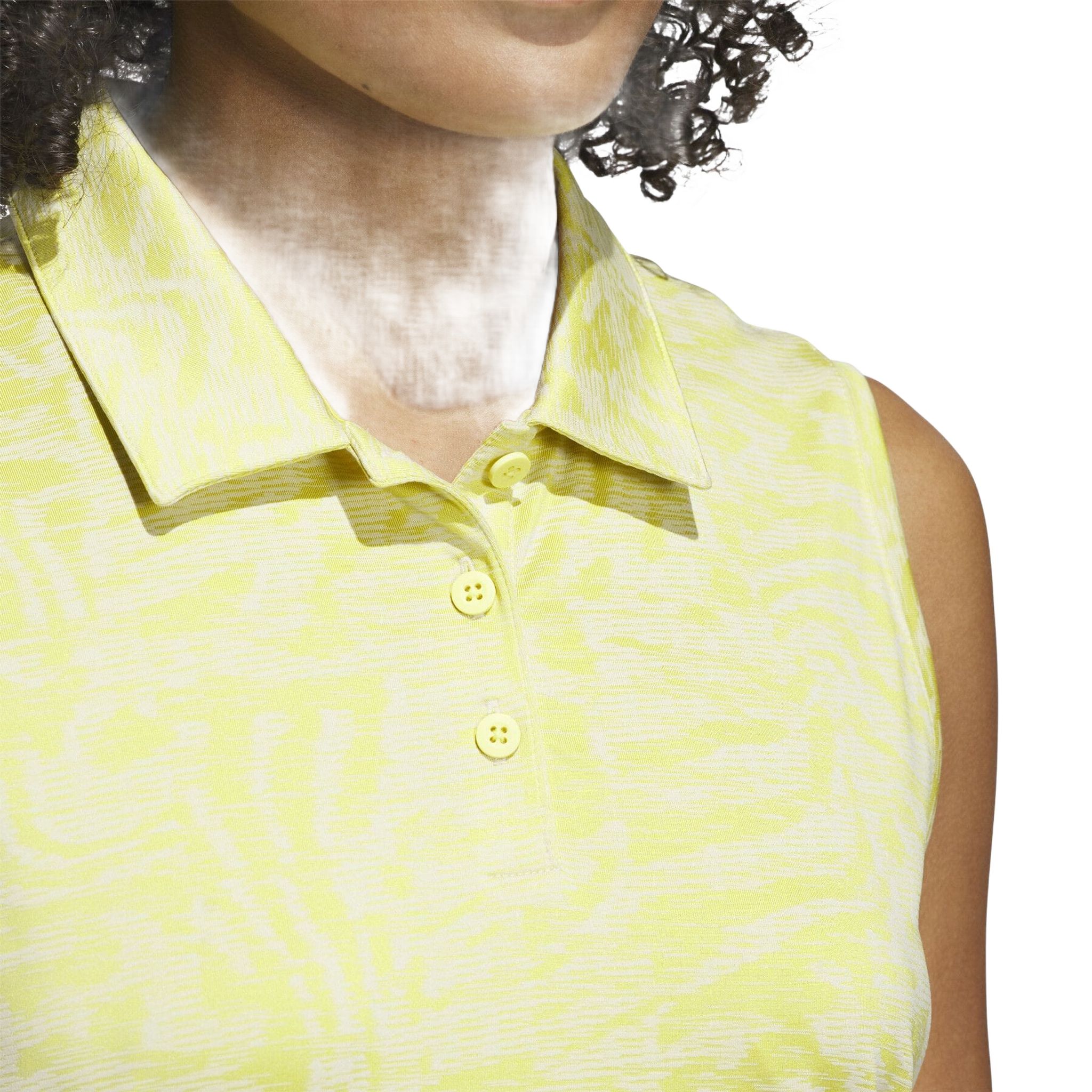 Polo senza maniche Adidas Ultimate365 Jacquard da donna