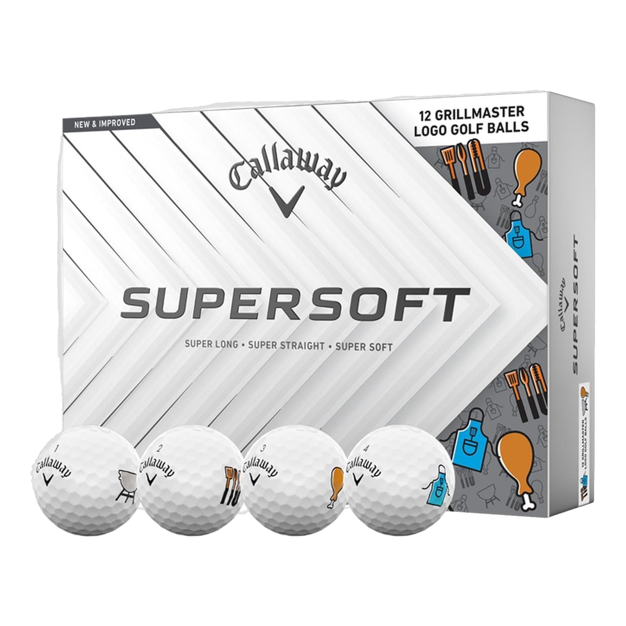Palline Callaway Supersoft 25 Grillmaster