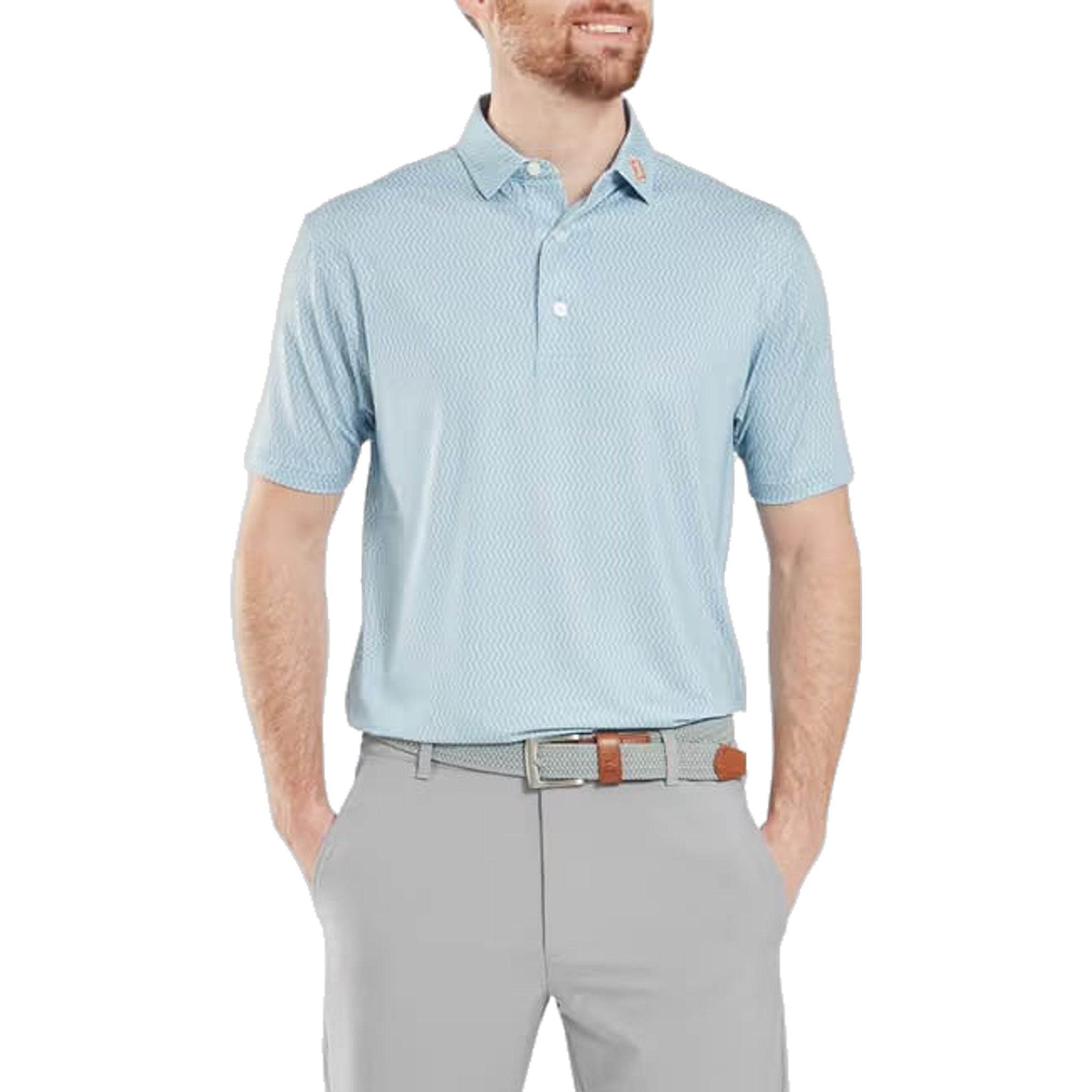 Polo da uomo Footjoy Wiggle Lisle