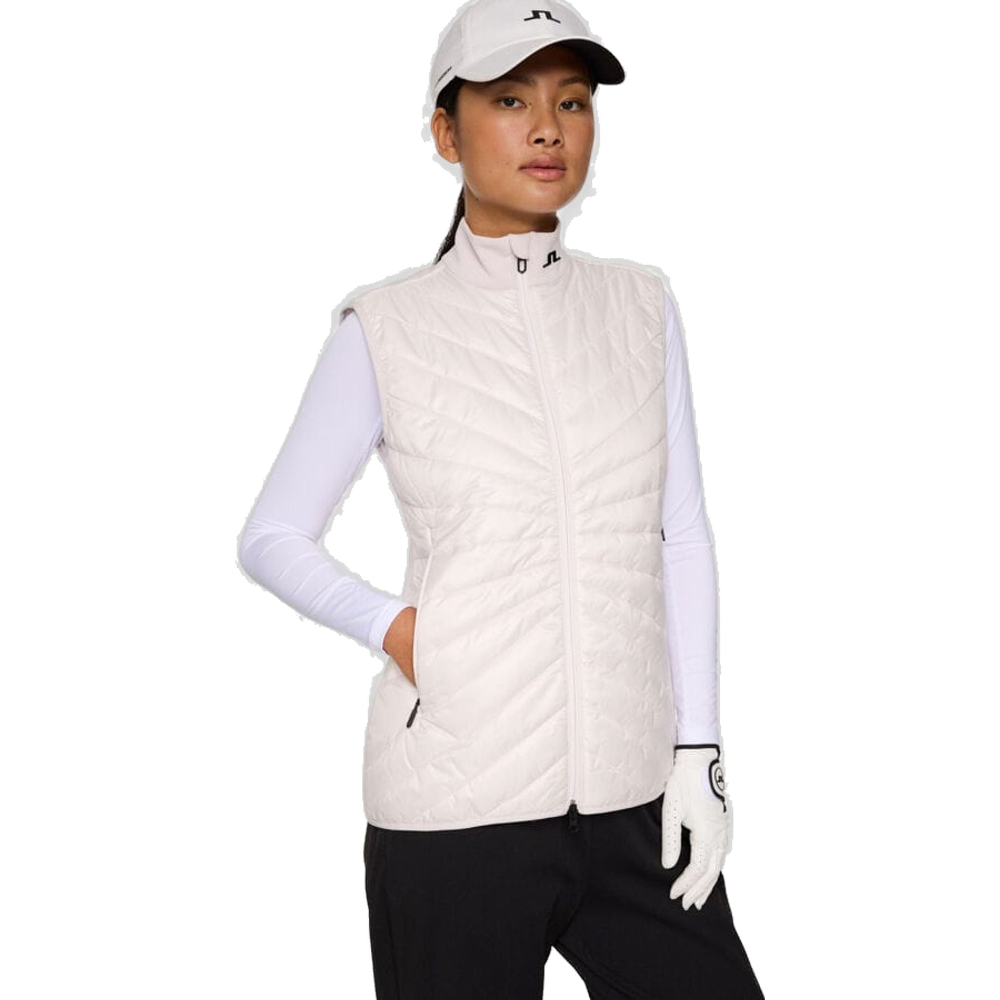 J. Lindeberg Madde Quilt Gilet ibrido da donna