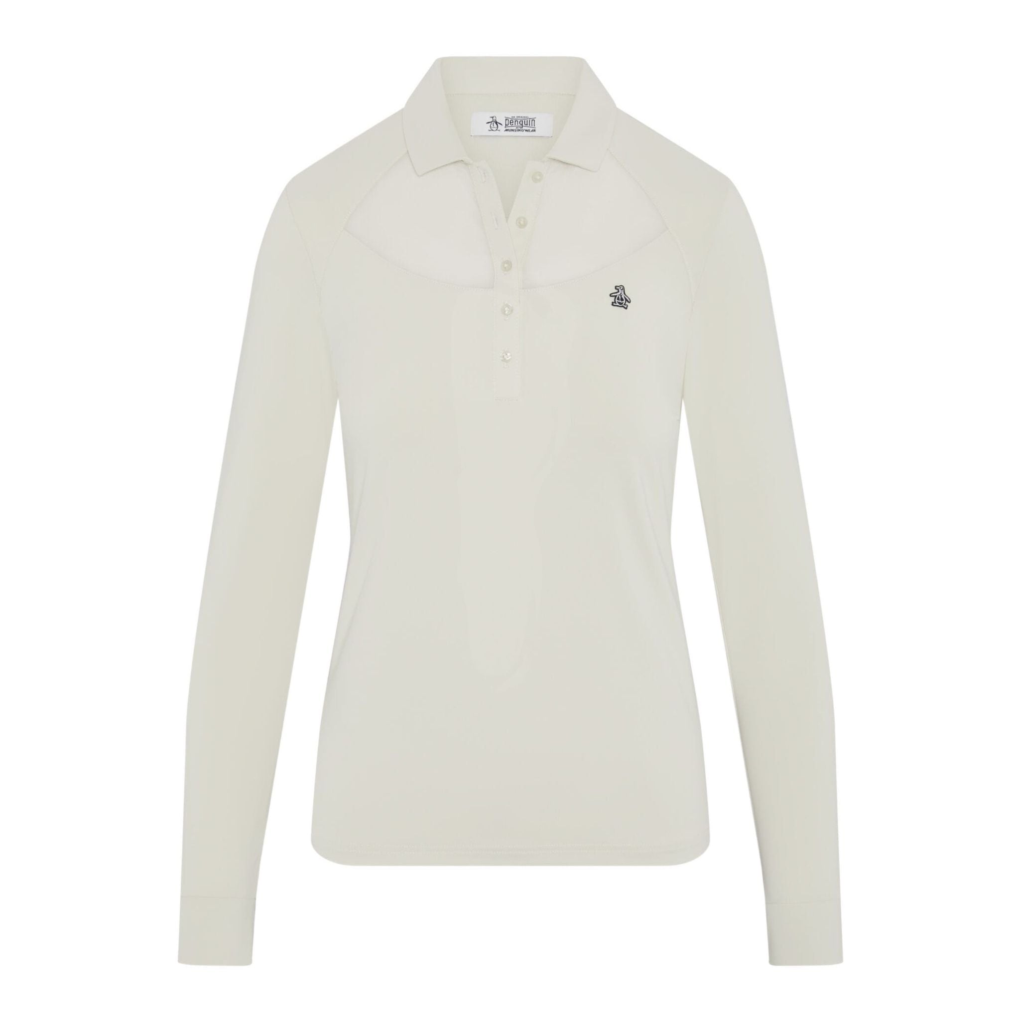 Polo a maniche lunghe in rete Original Penguin da donna