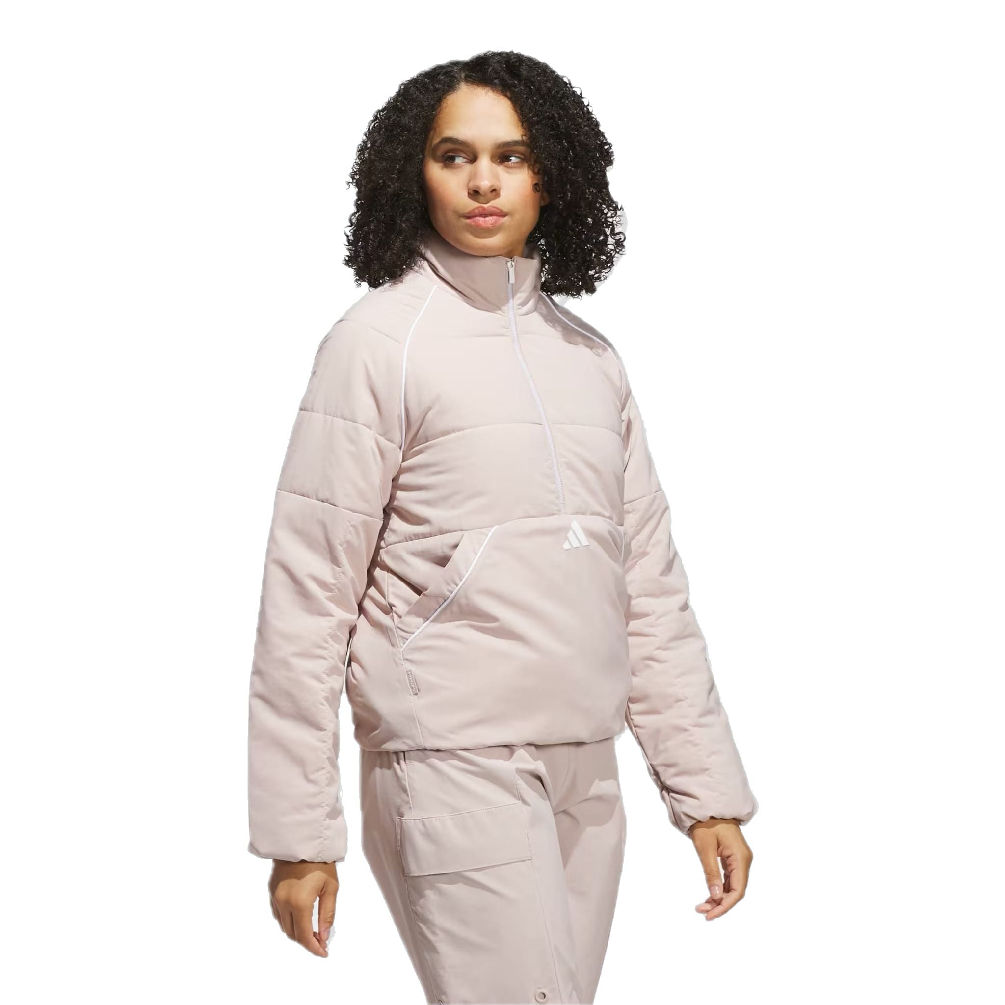 Giacca adidas Beyond Twistweave Loose con cerniera a un quarto da donna