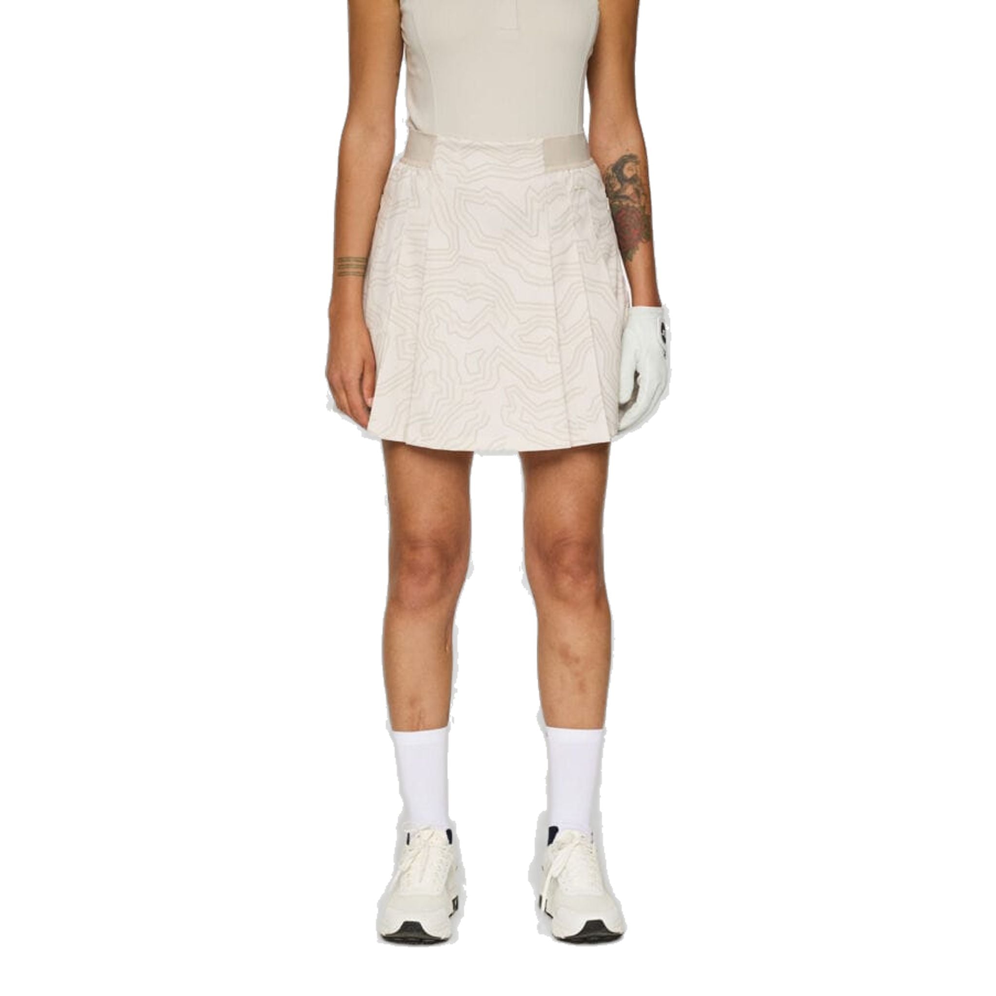 Gonna stampata Alesia di J. Lindeberg da donna