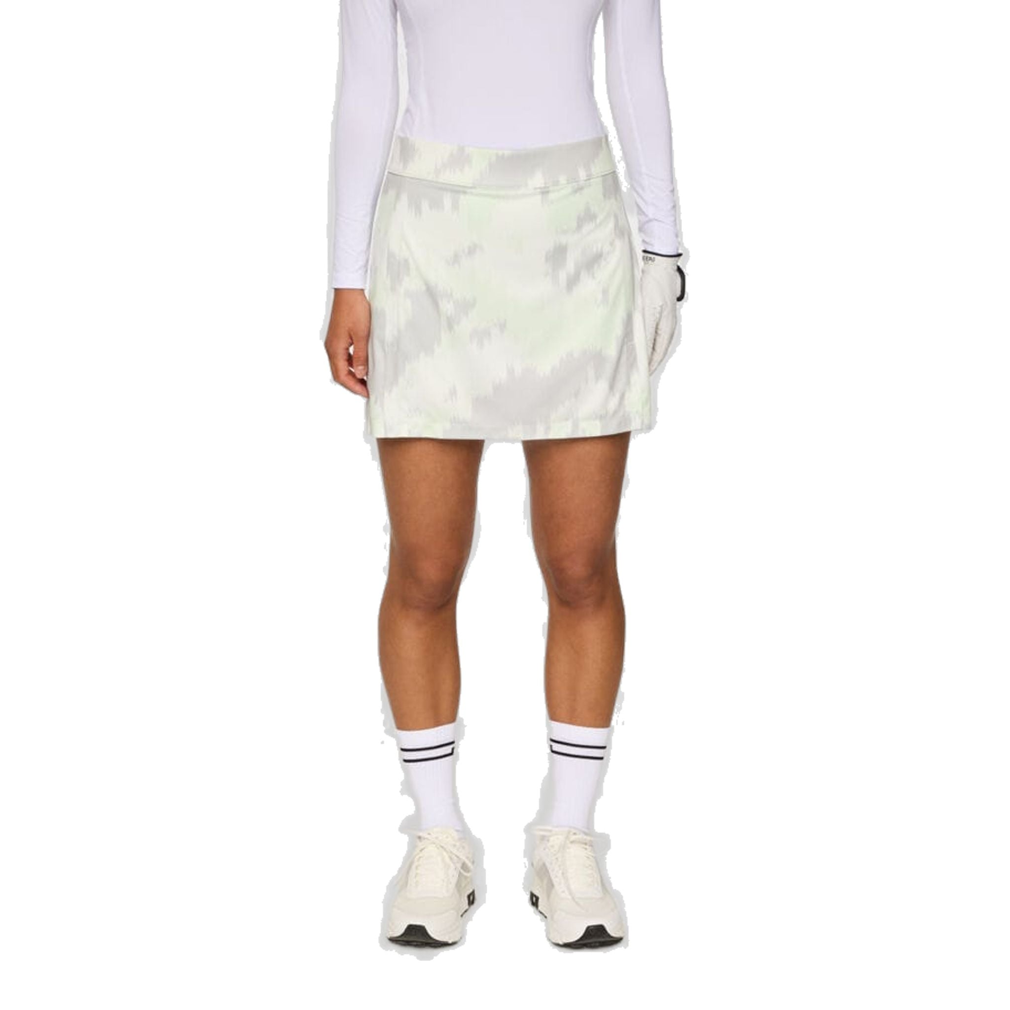 Gonna a stampa media Amelie di J. Lindeberg da donna