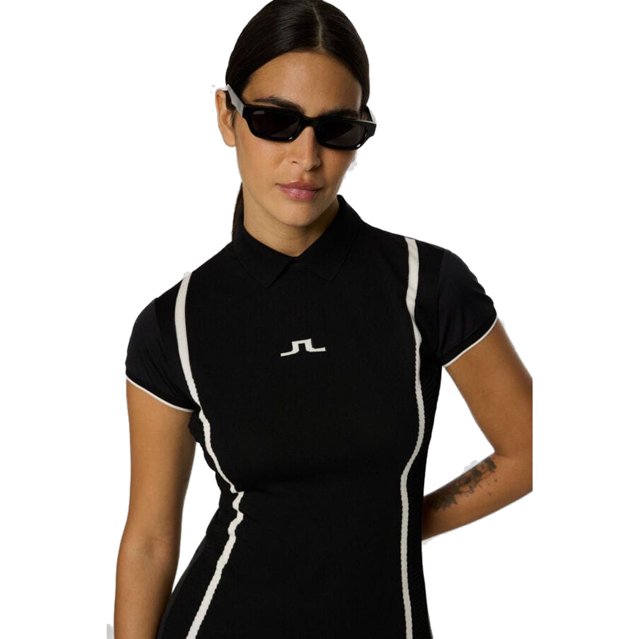 J. Lindeberg Theodora Hybrid Knit Shirt Donna