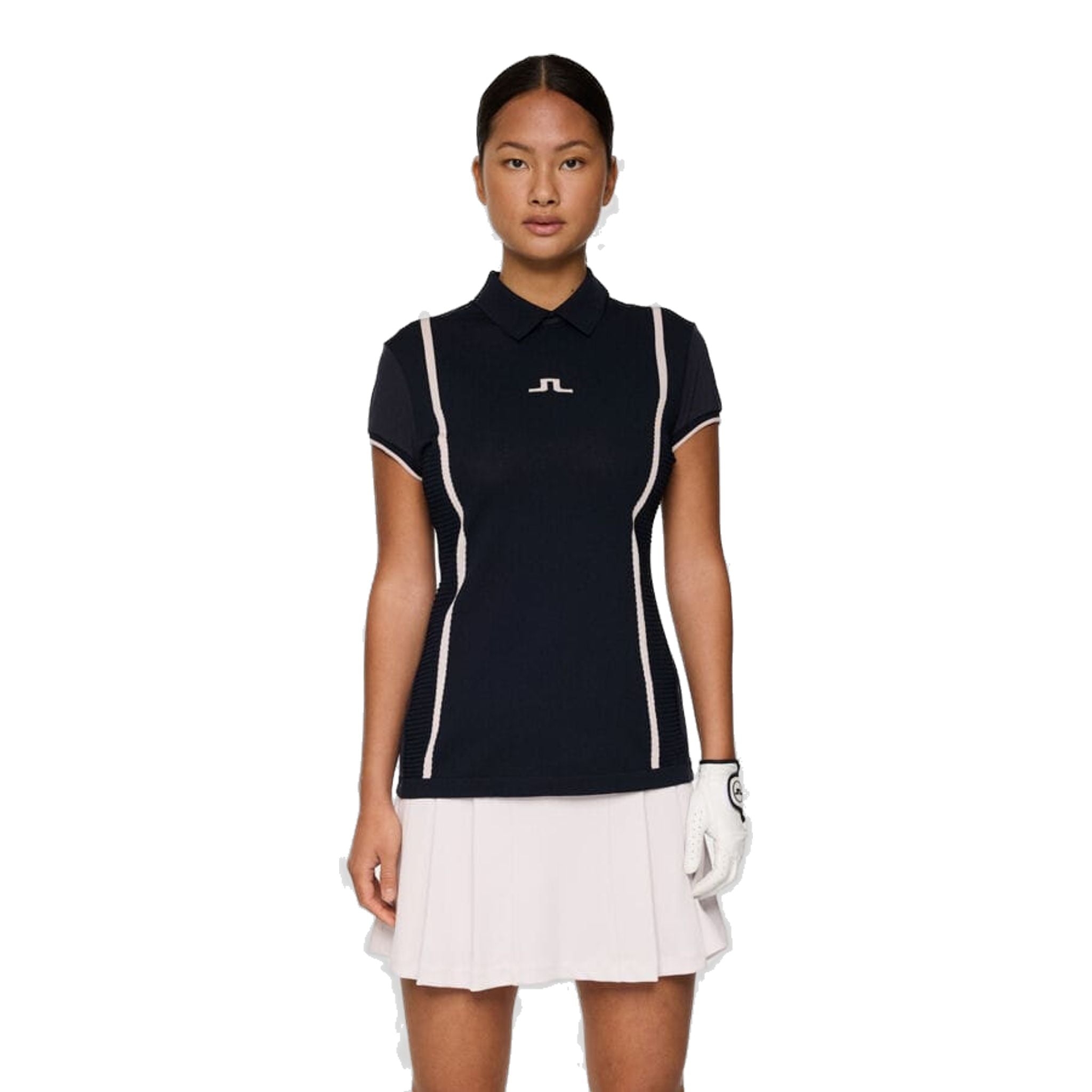 J. Lindeberg Theodora Hybrid Knit Shirt Donna