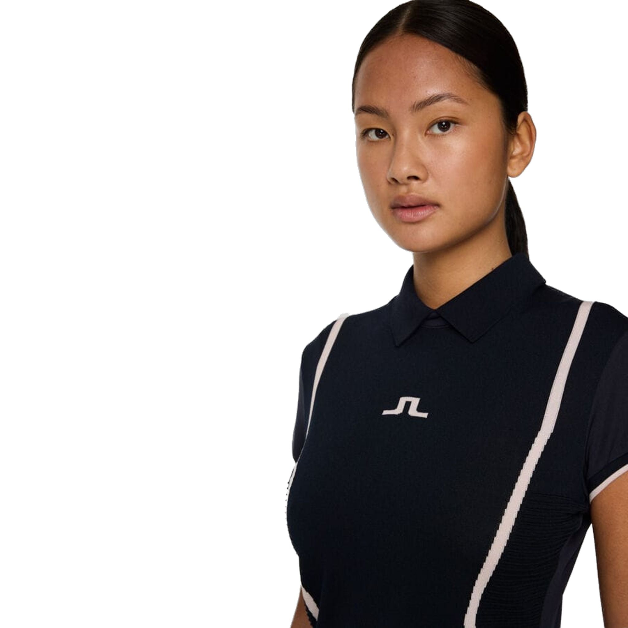 J. Lindeberg Theodora Hybrid Knit Shirt Donna