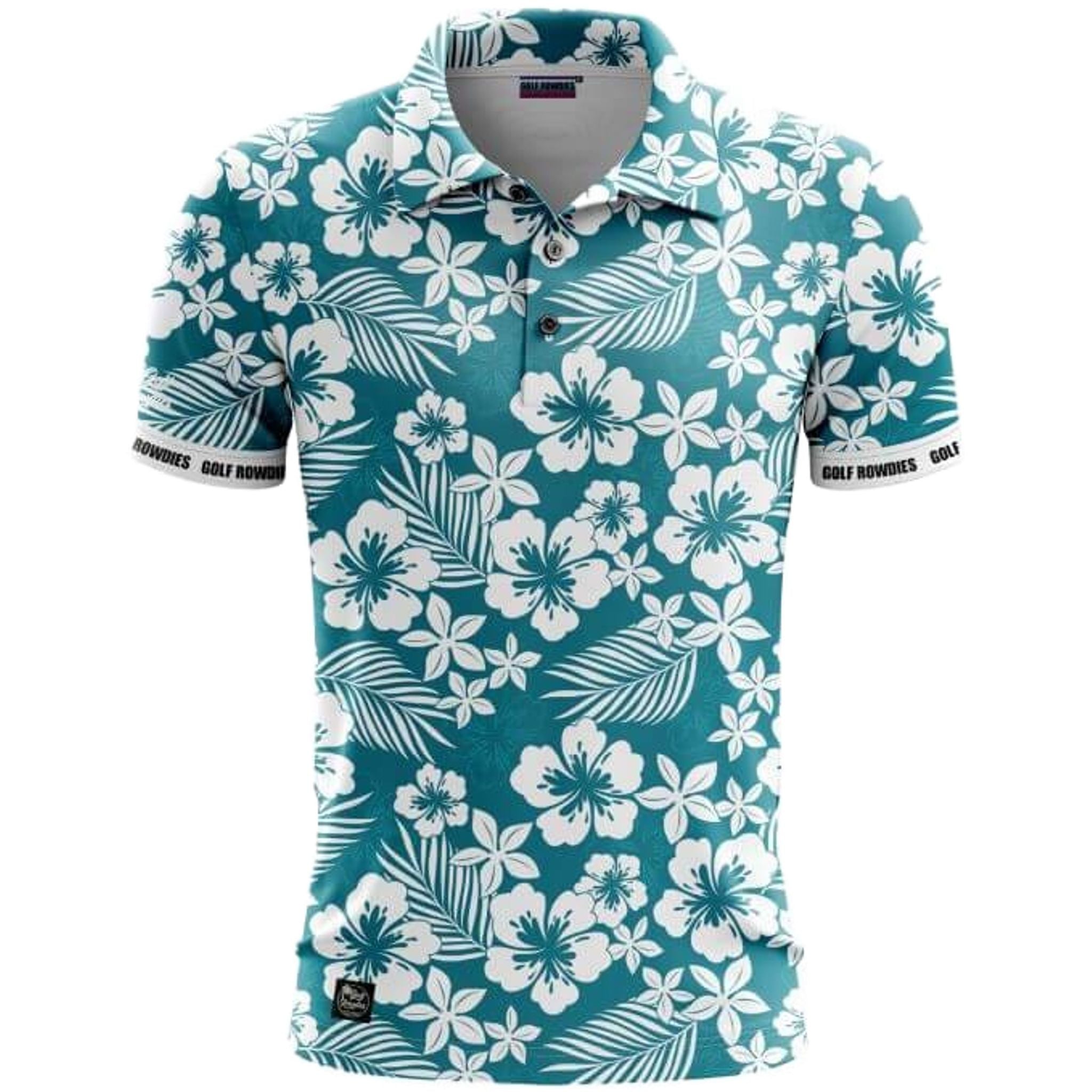 Polo Golf Rowdies Hibiscus da uomo