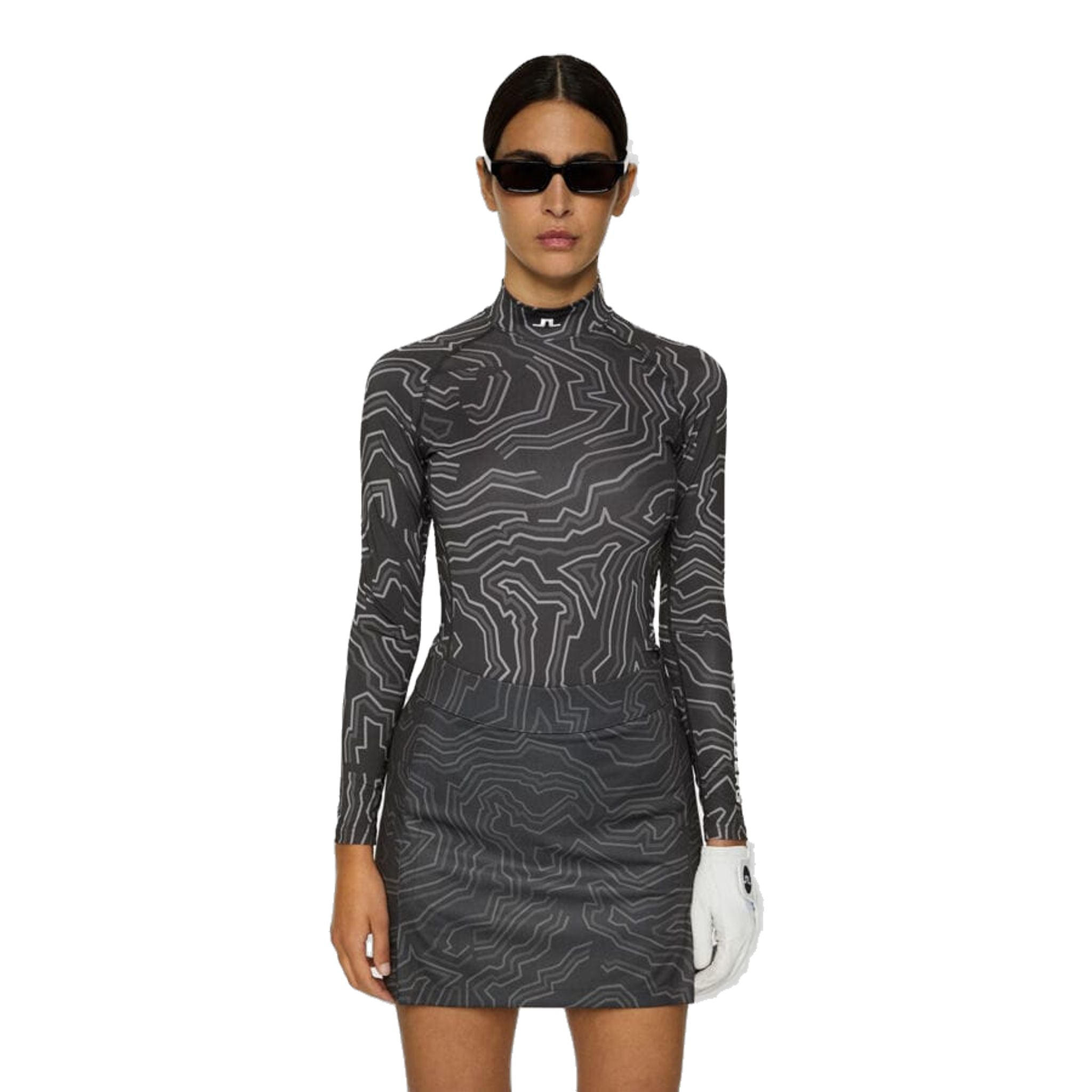 Top a compressione con stampa J. Lindeberg Ella da donna