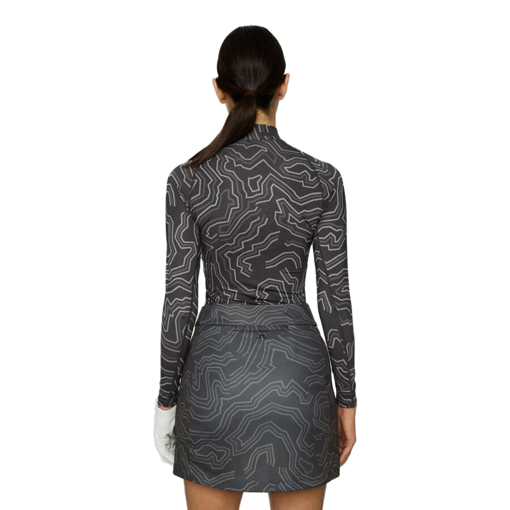 Top a compressione con stampa J. Lindeberg Ella da donna