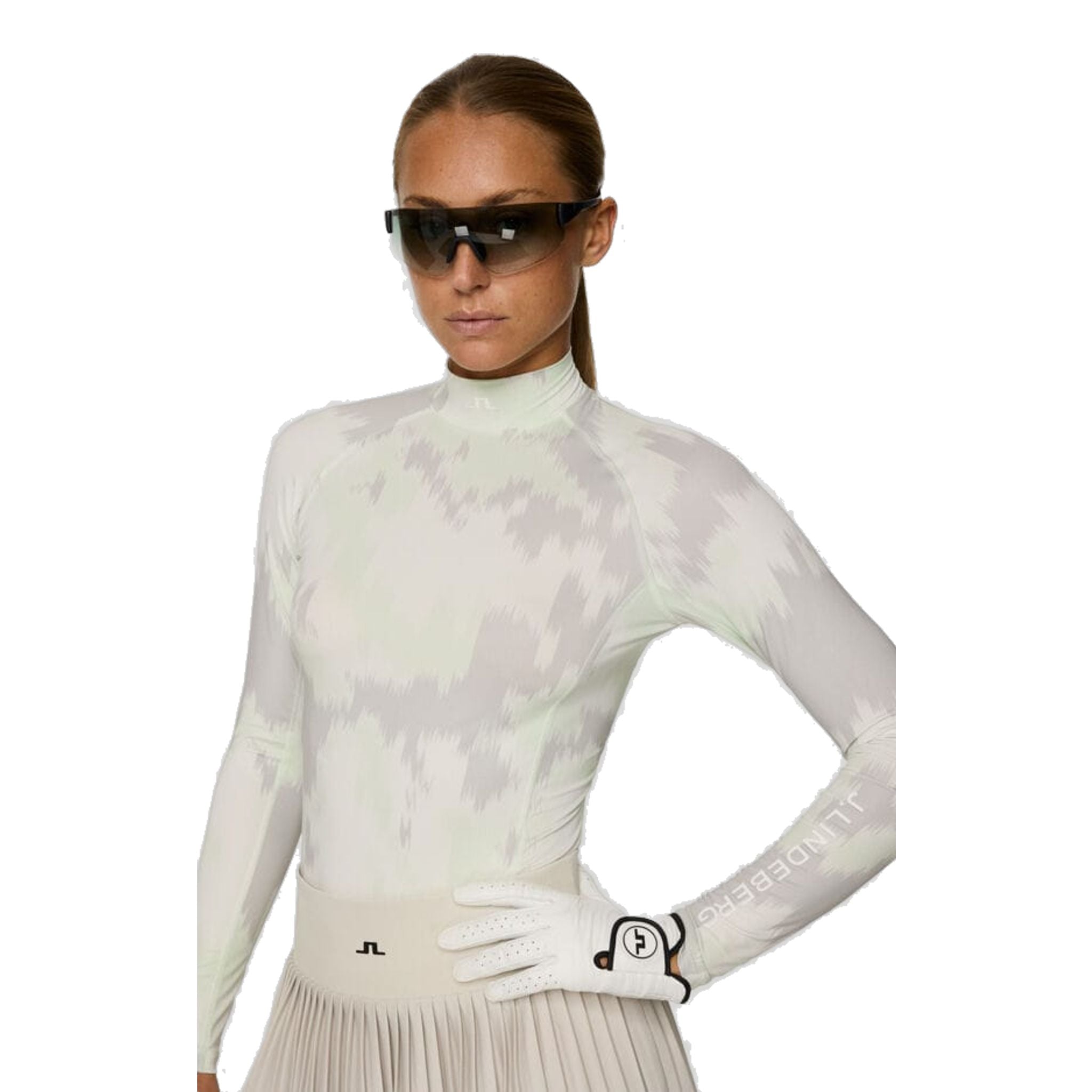 Top a compressione con stampa J. Lindeberg Ella da donna