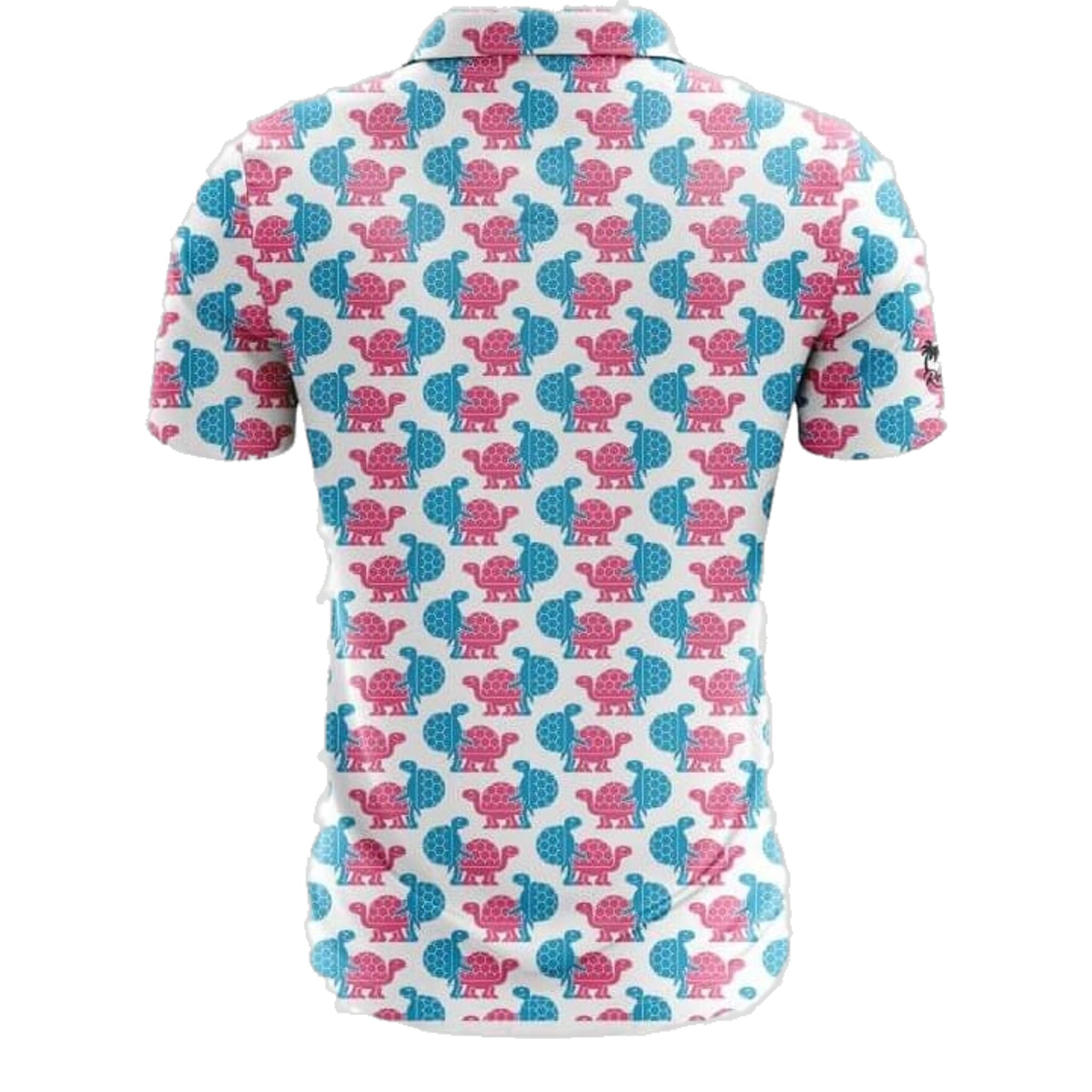 Polo da uomo Golf Rowdies Love Turtles