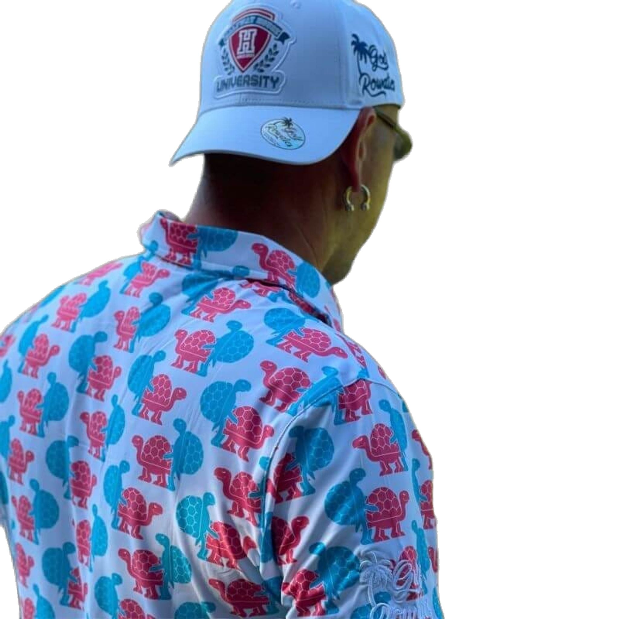 Polo da uomo Golf Rowdies Love Turtles