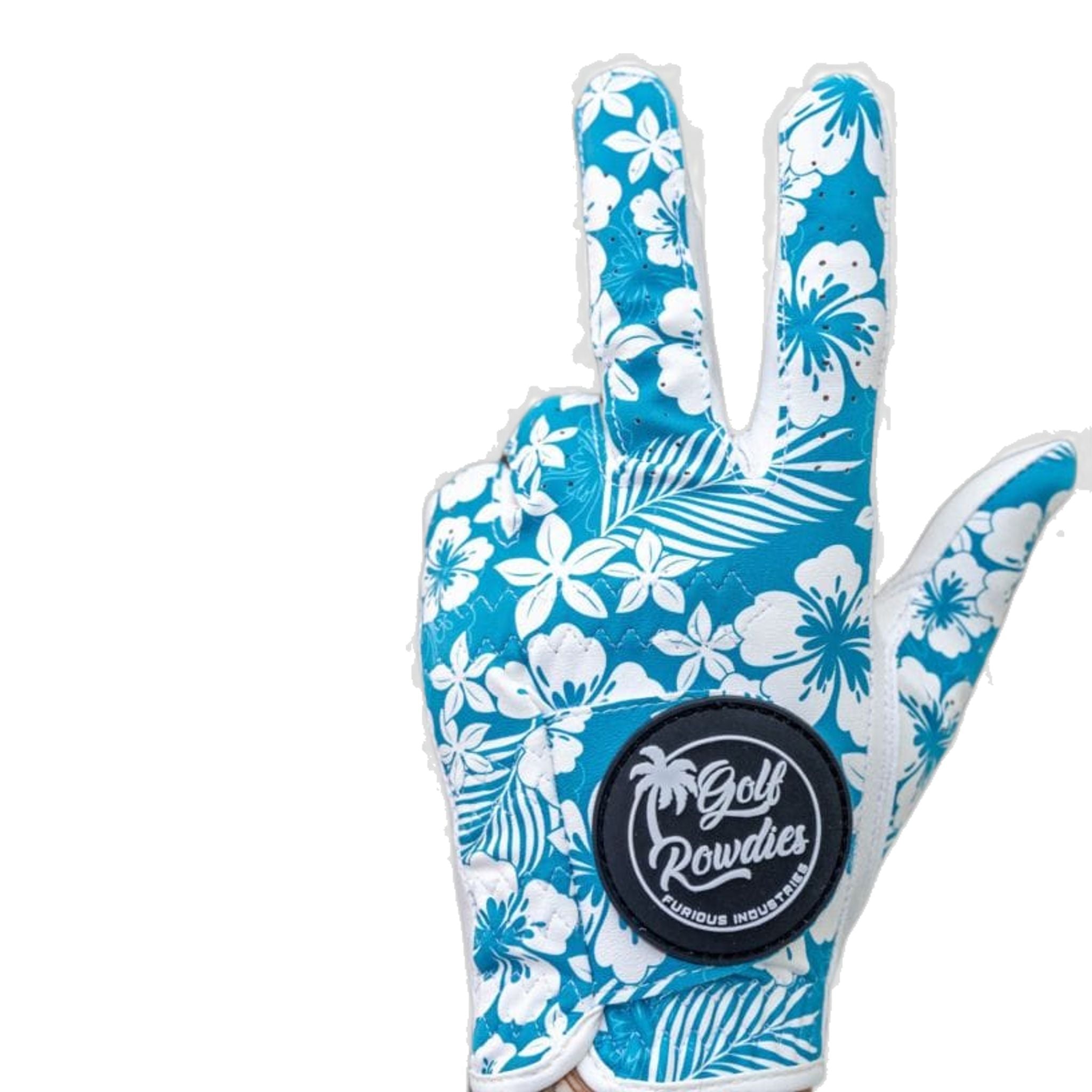 Guanti da uomo Golf Rowdies Hibiscus