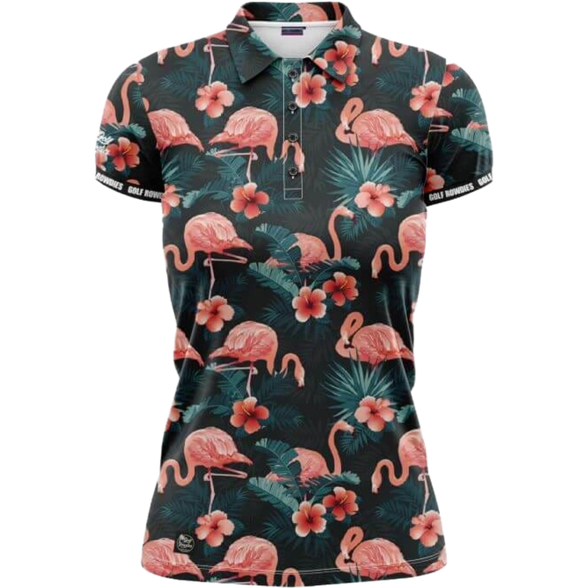 Golf Rowdies Flamingo Polo da donna