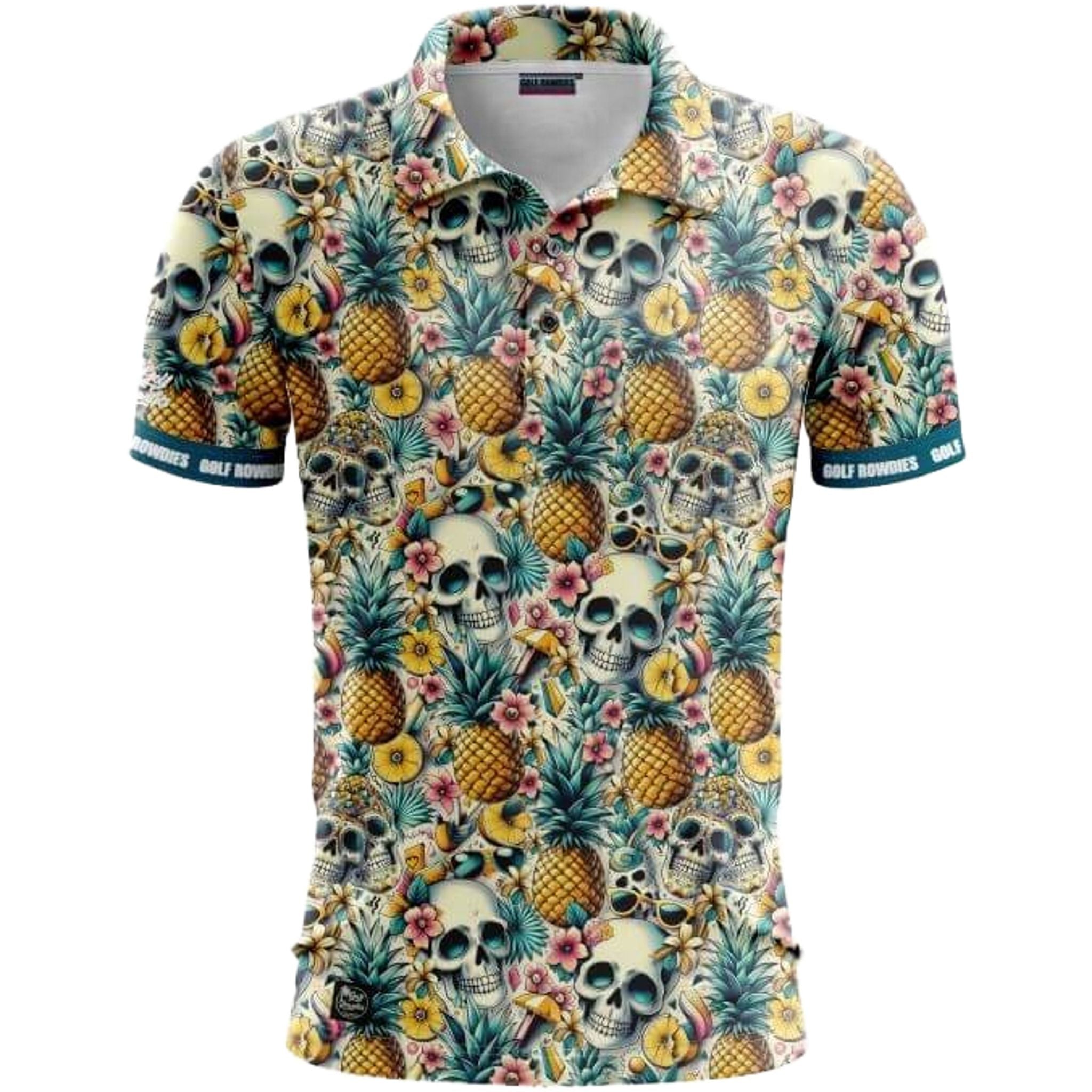 Polo da uomo Golf Rowdies Pineapple