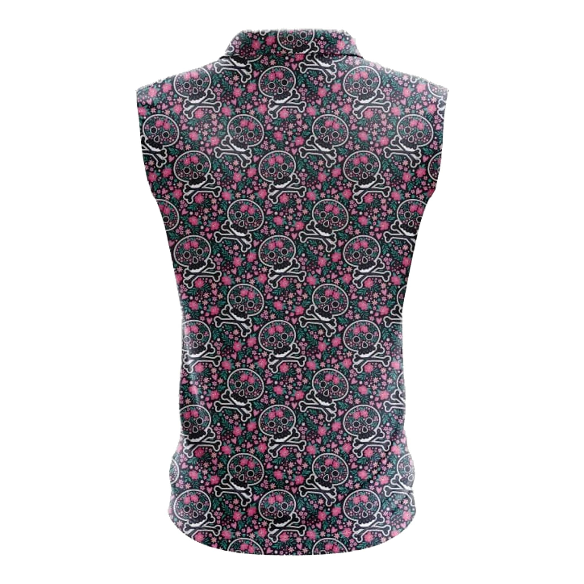 Polo da uomo Golf Rowdies Skull Heart