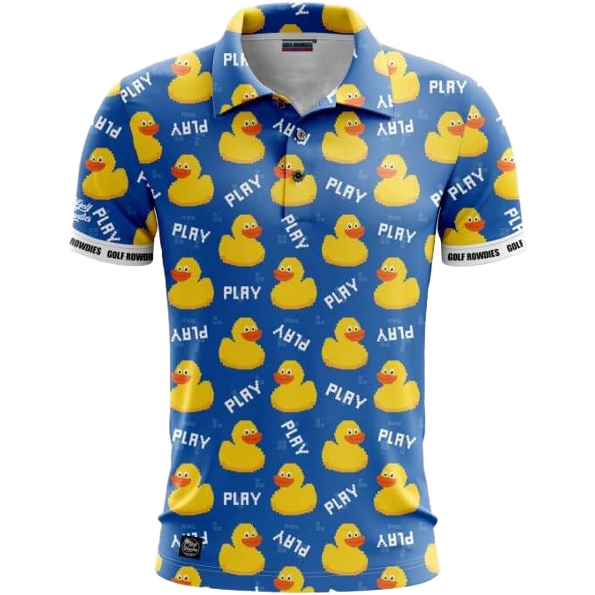 Polo da uomo Golf Rowdies Play Ducks