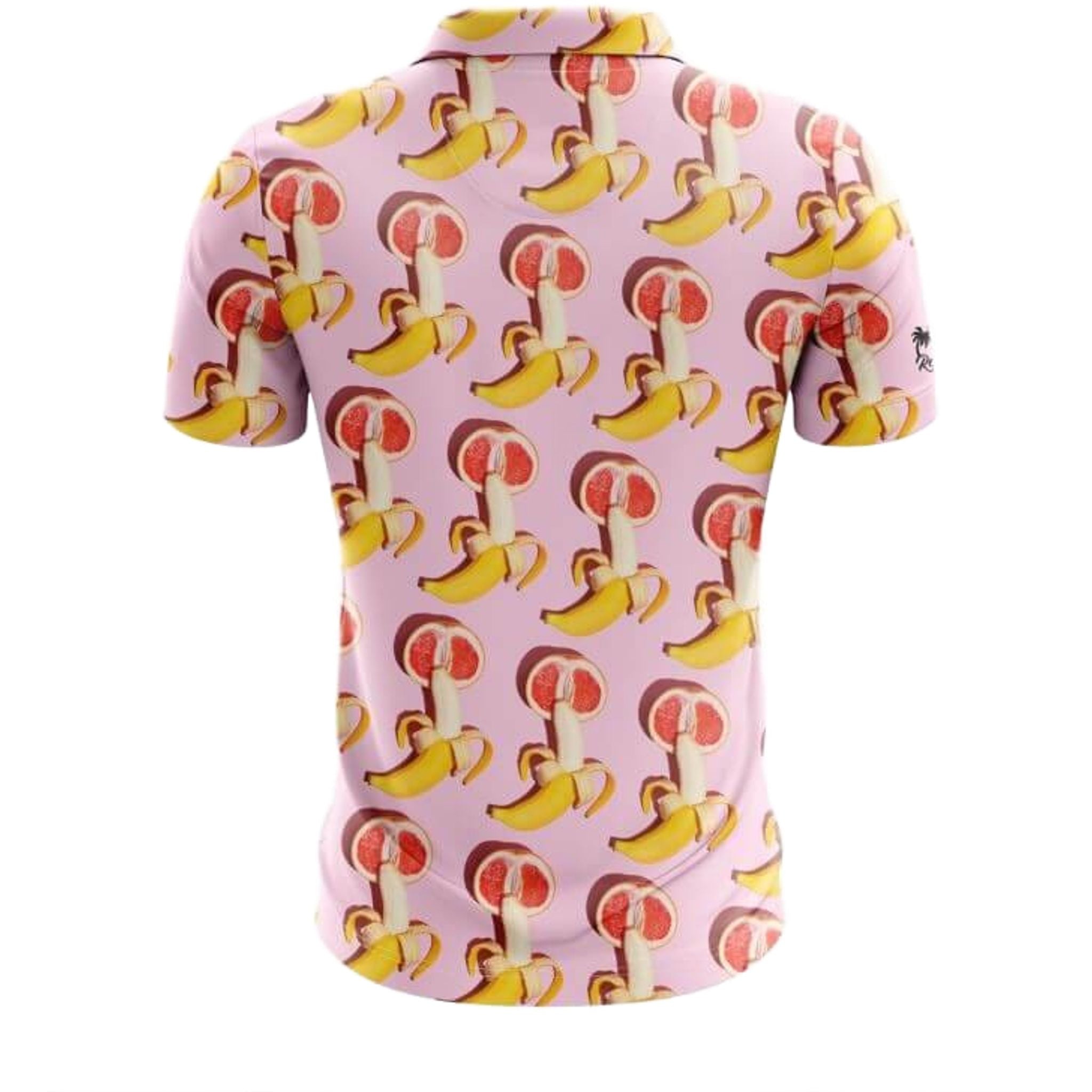 Polo da golf Rowdies Banana da uomo
