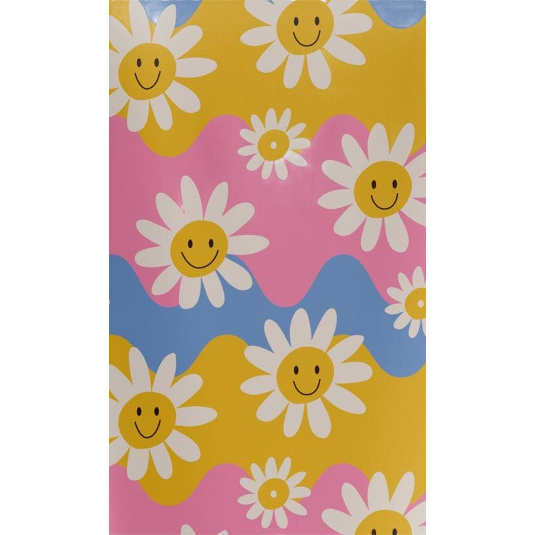 Polo da uomo Golf Rowdies Retro Flower