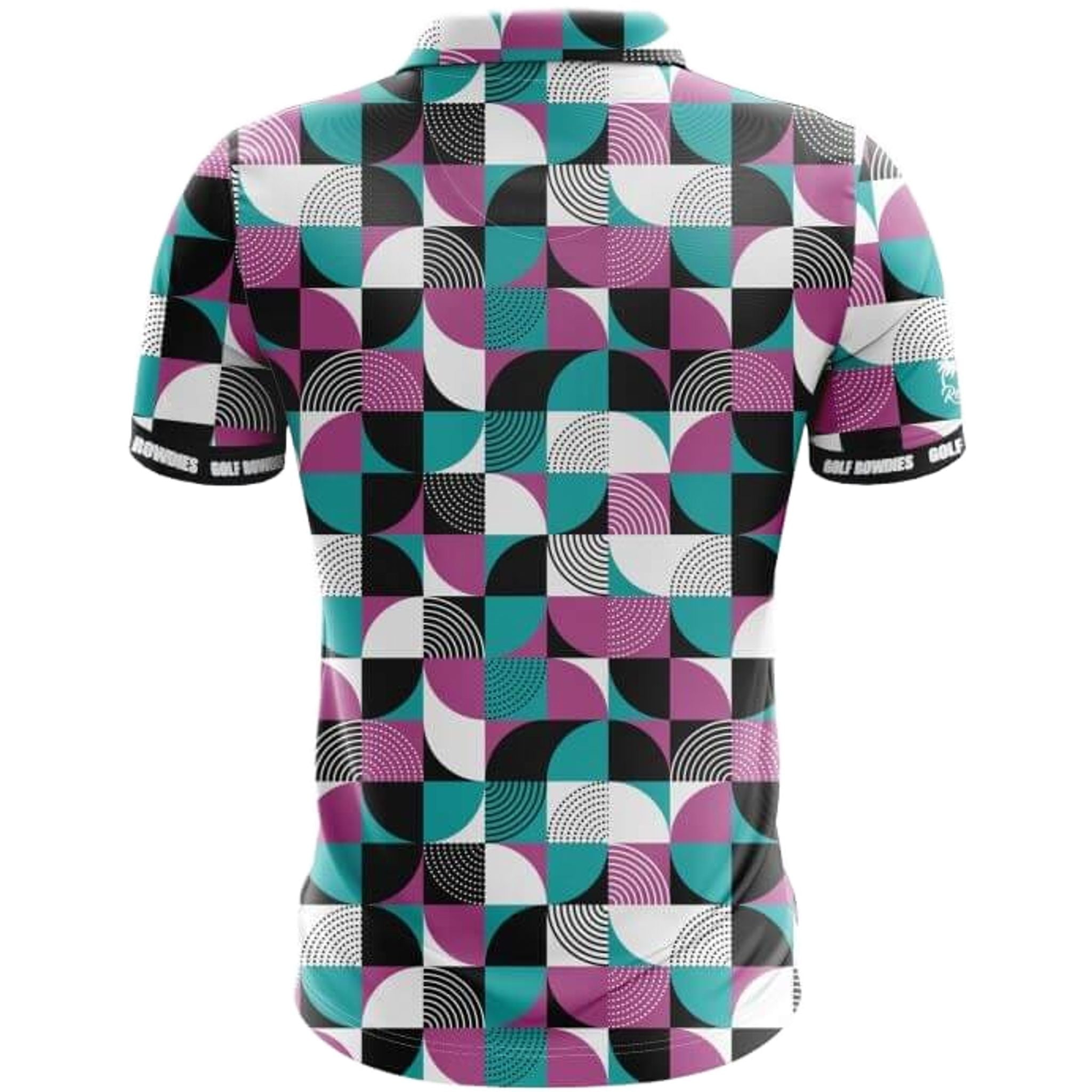 Polo retrò da uomo Golf Rowdies