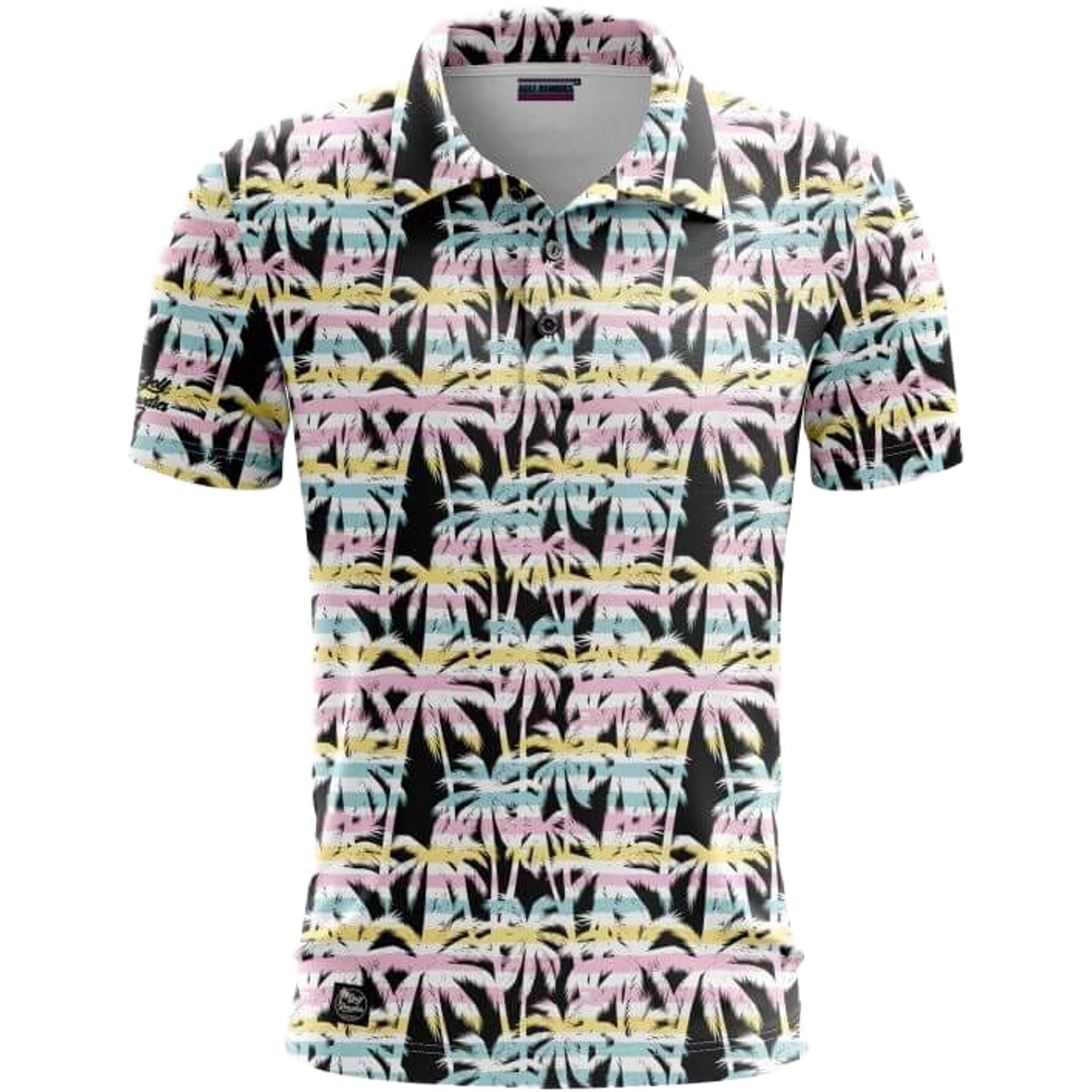 Polo da uomo Golf Rowdies Palm Tree