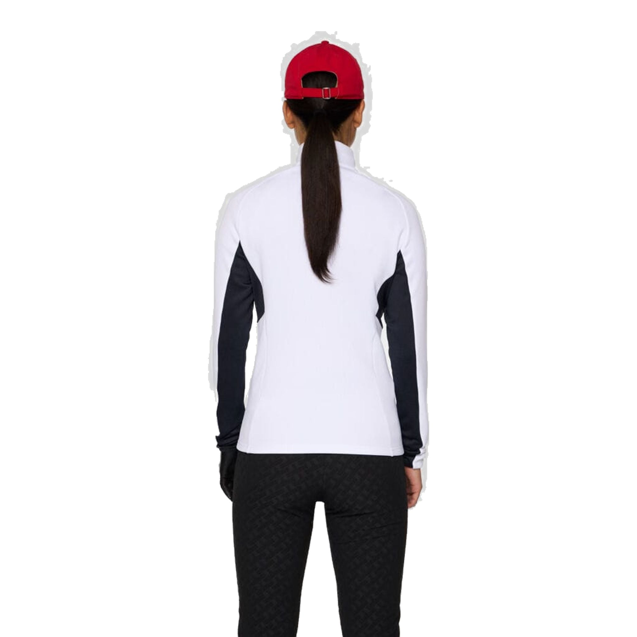 J. Lindeberg Arja strato intermedio con zip a un quarto da donna