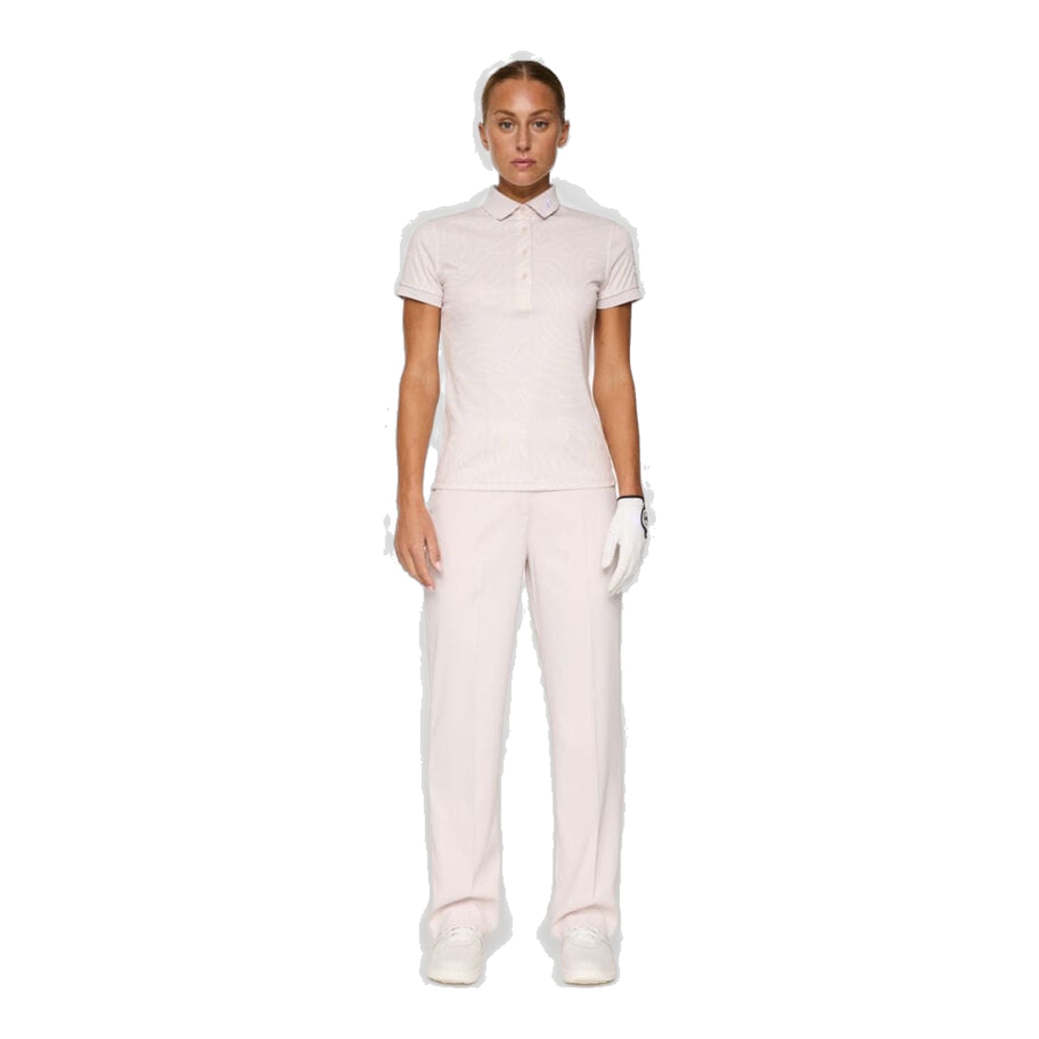 Polo da donna con stampa tecnica Tour J. Lindeberg