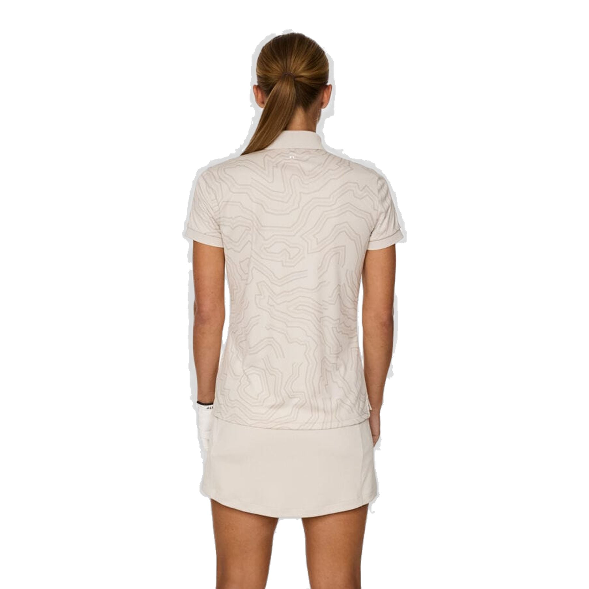 Polo da donna con stampa tecnica Tour J. Lindeberg